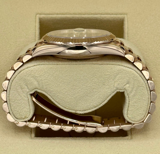 2023 Rolex Day-Date Presidential Rose Gold Olive Roman Numeral Dial - MyWatchLLC