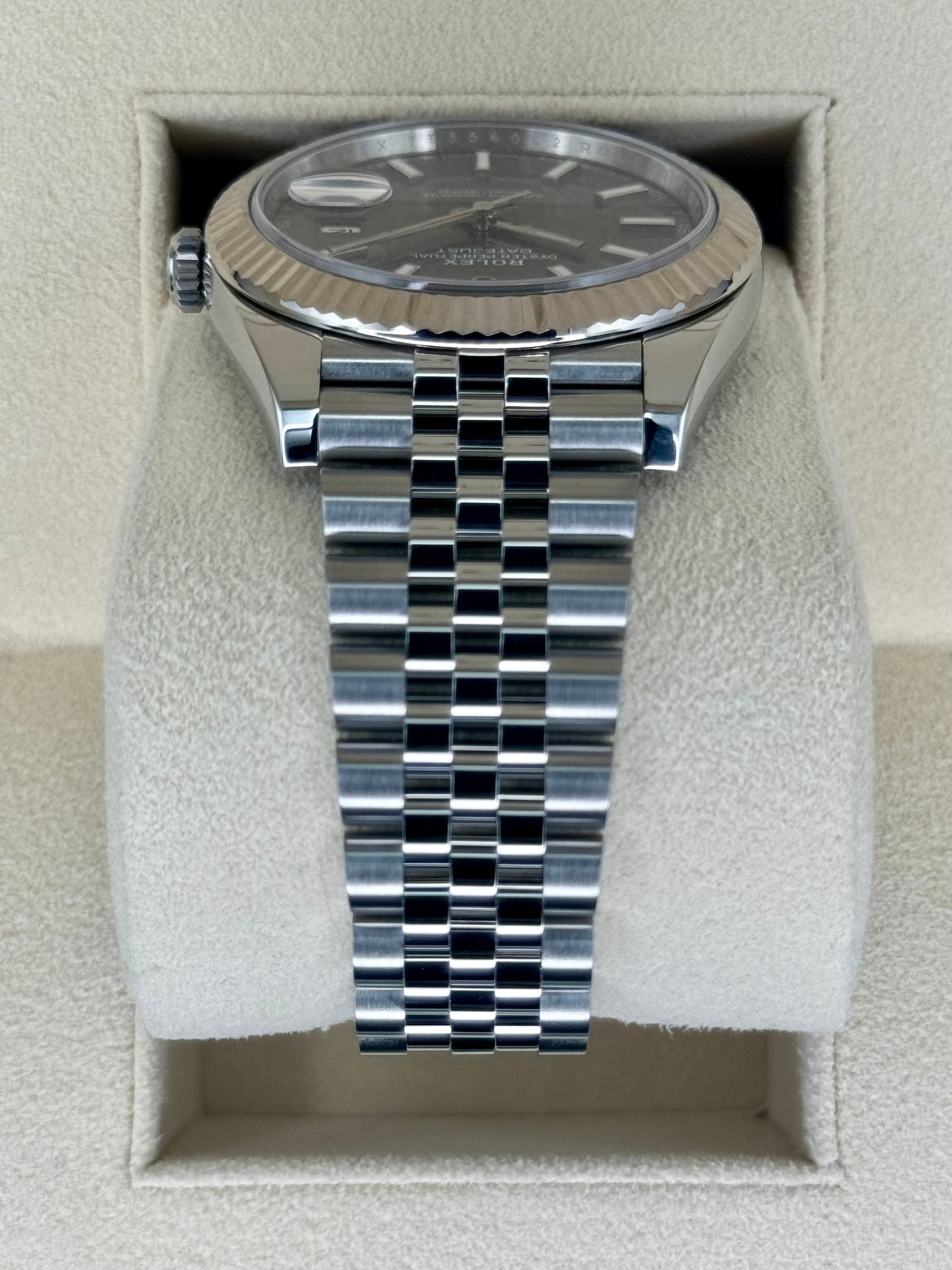 2021 Rolex Datejust 41mm 126334 Stainless Steel Jubilee Rhodium Dial - MyWatchLLC