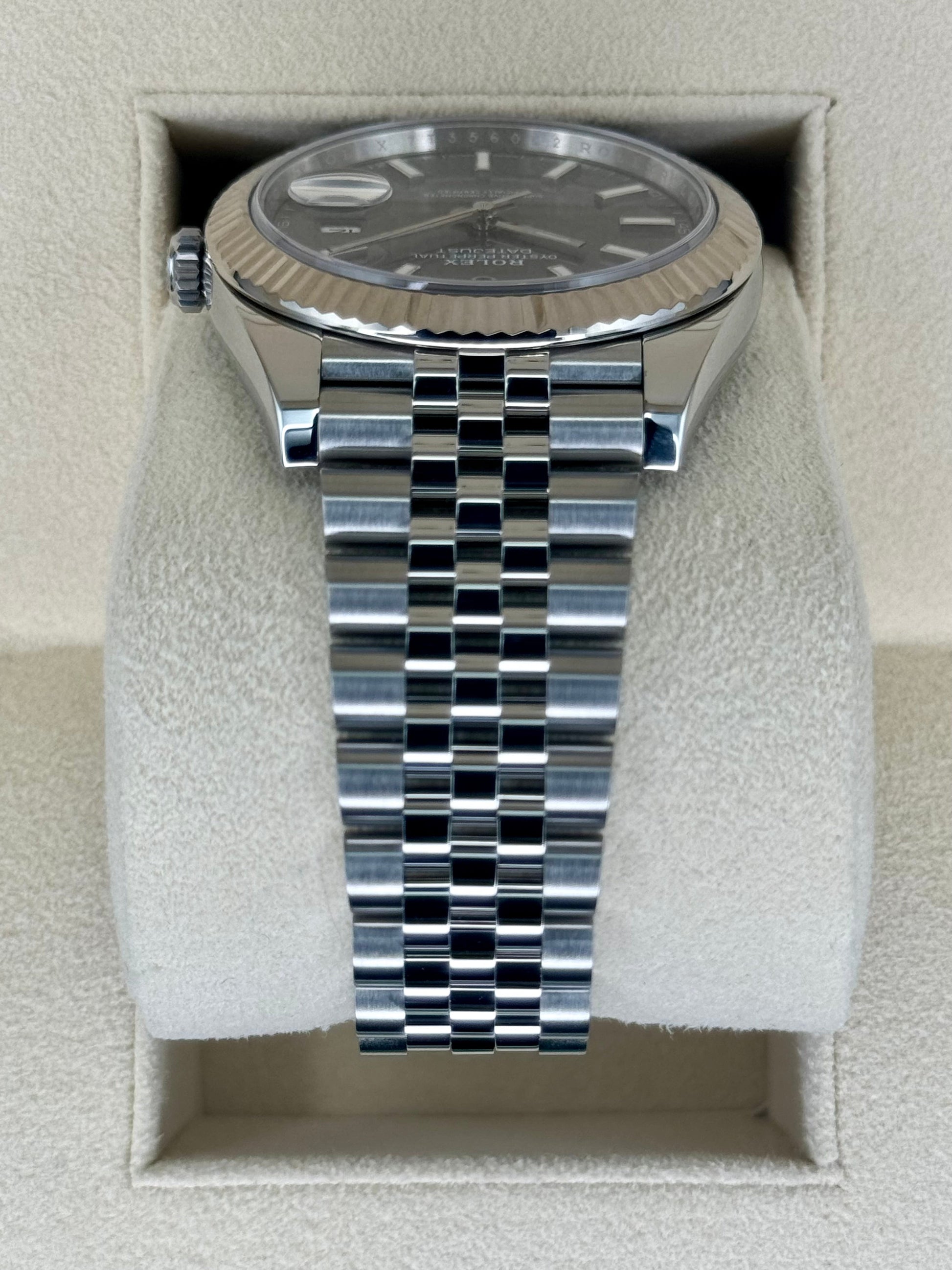 2021 Rolex Datejust 41mm 126334 Stainless Steel Jubilee Rhodium Dial - MyWatchLLC