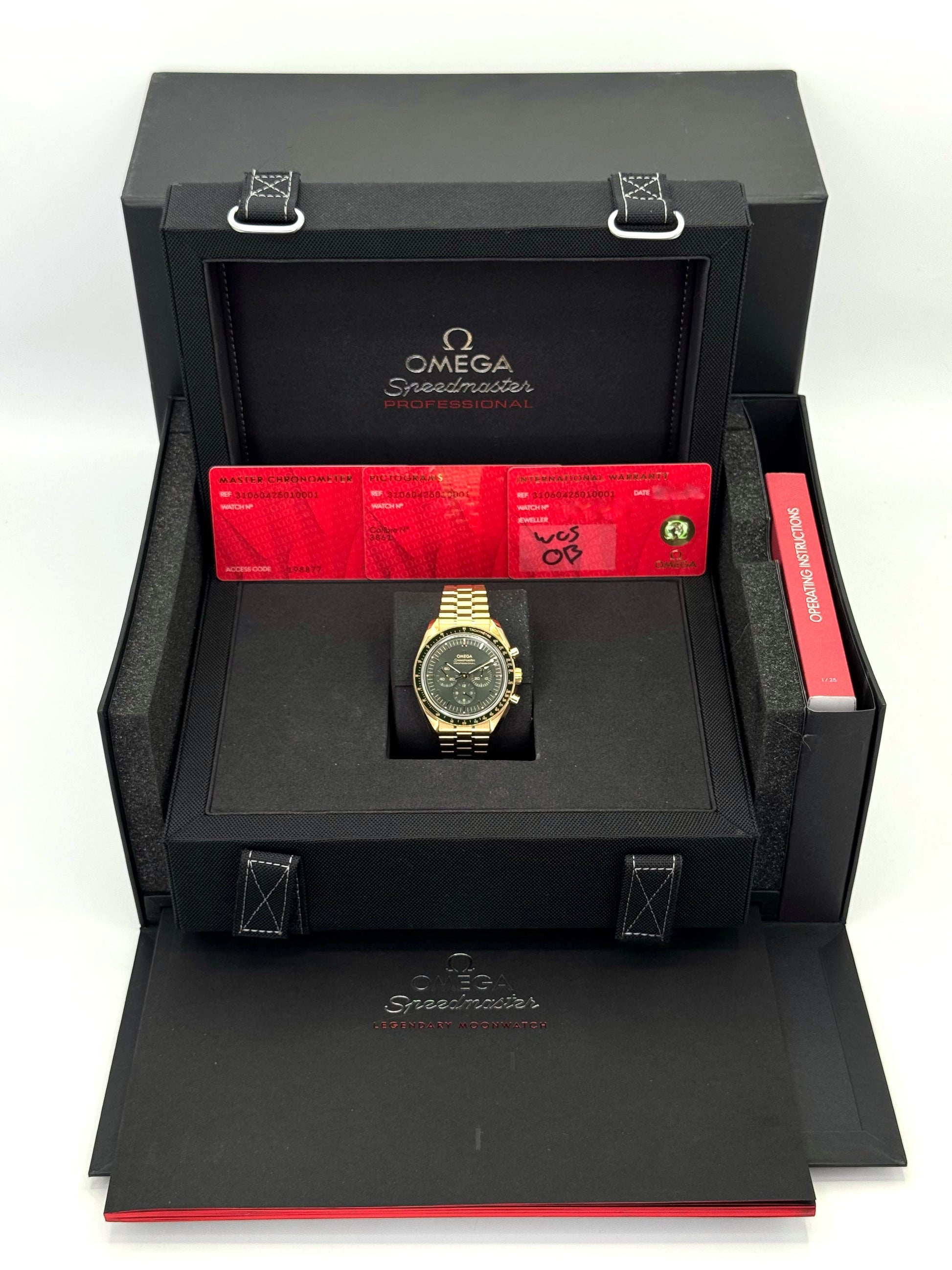 2023 Omega Speedmaster Moonwatch Pro 42mm 31060425010001 Green Dial - MyWatchLLC