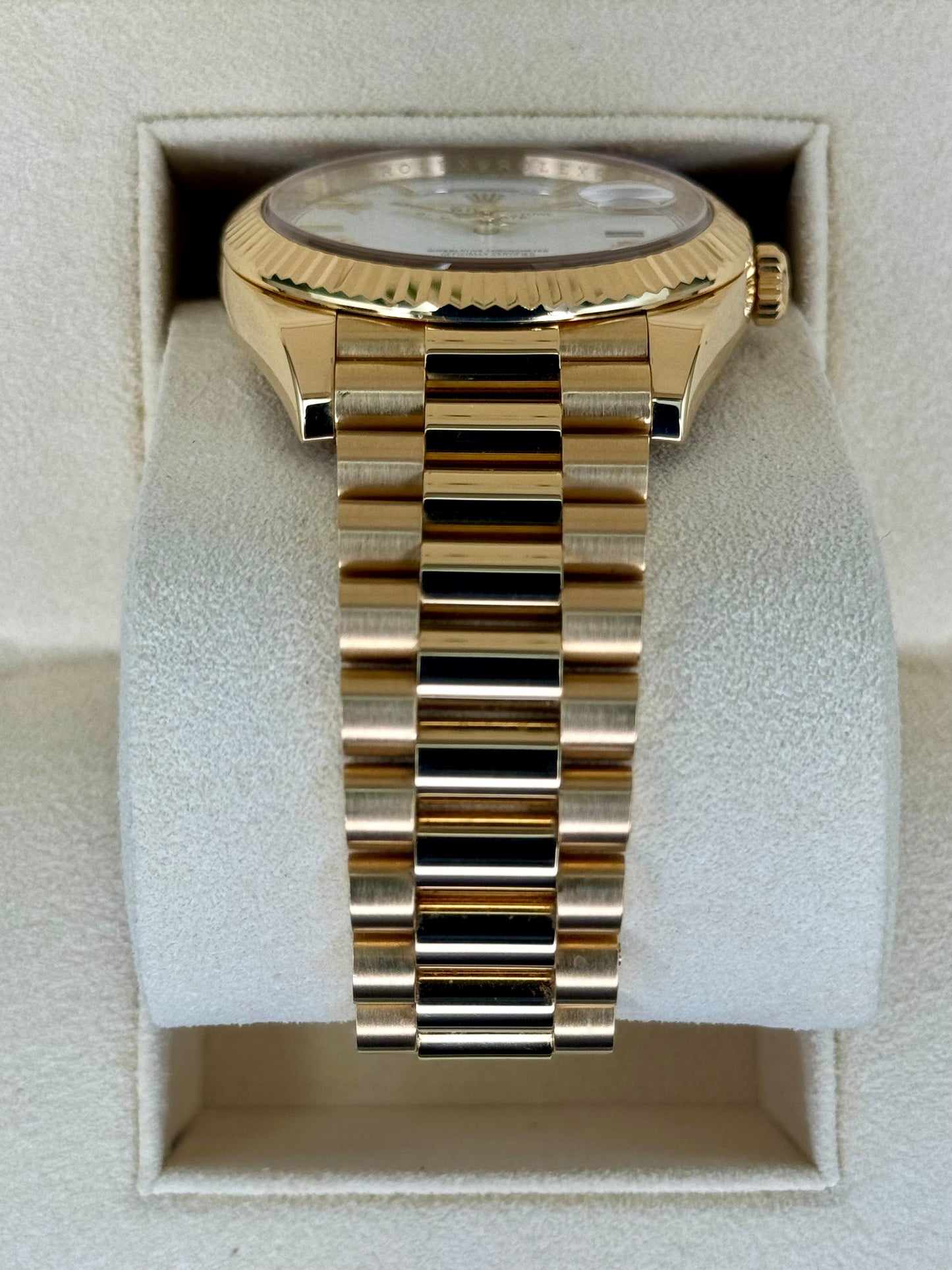 2019 Rolex Day-Date 40mm 228238 Presidential White Dial - MyWatchLLC