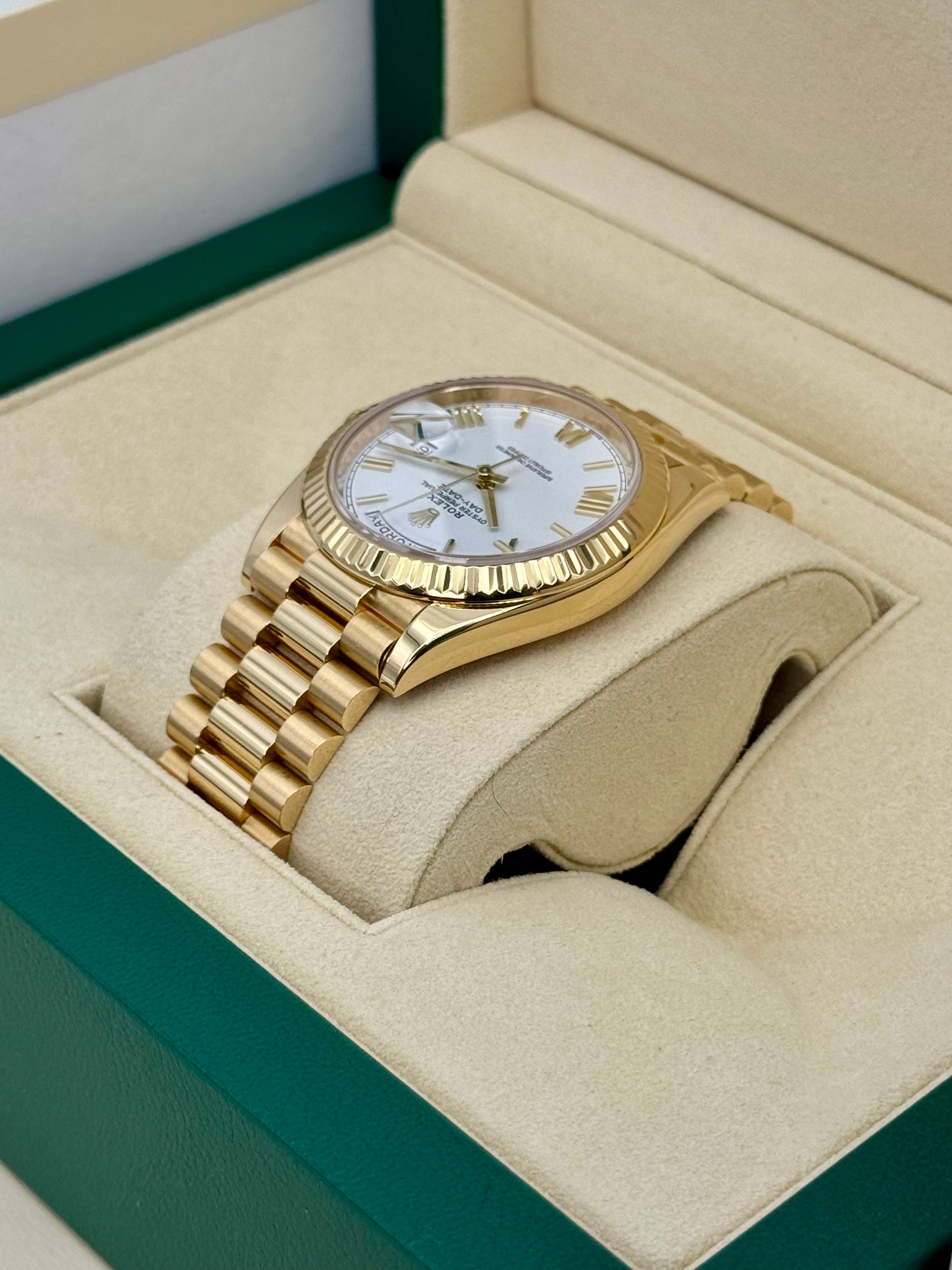 2019 Rolex Day-Date 40mm 228238 Presidential White Dial - MyWatchLLC