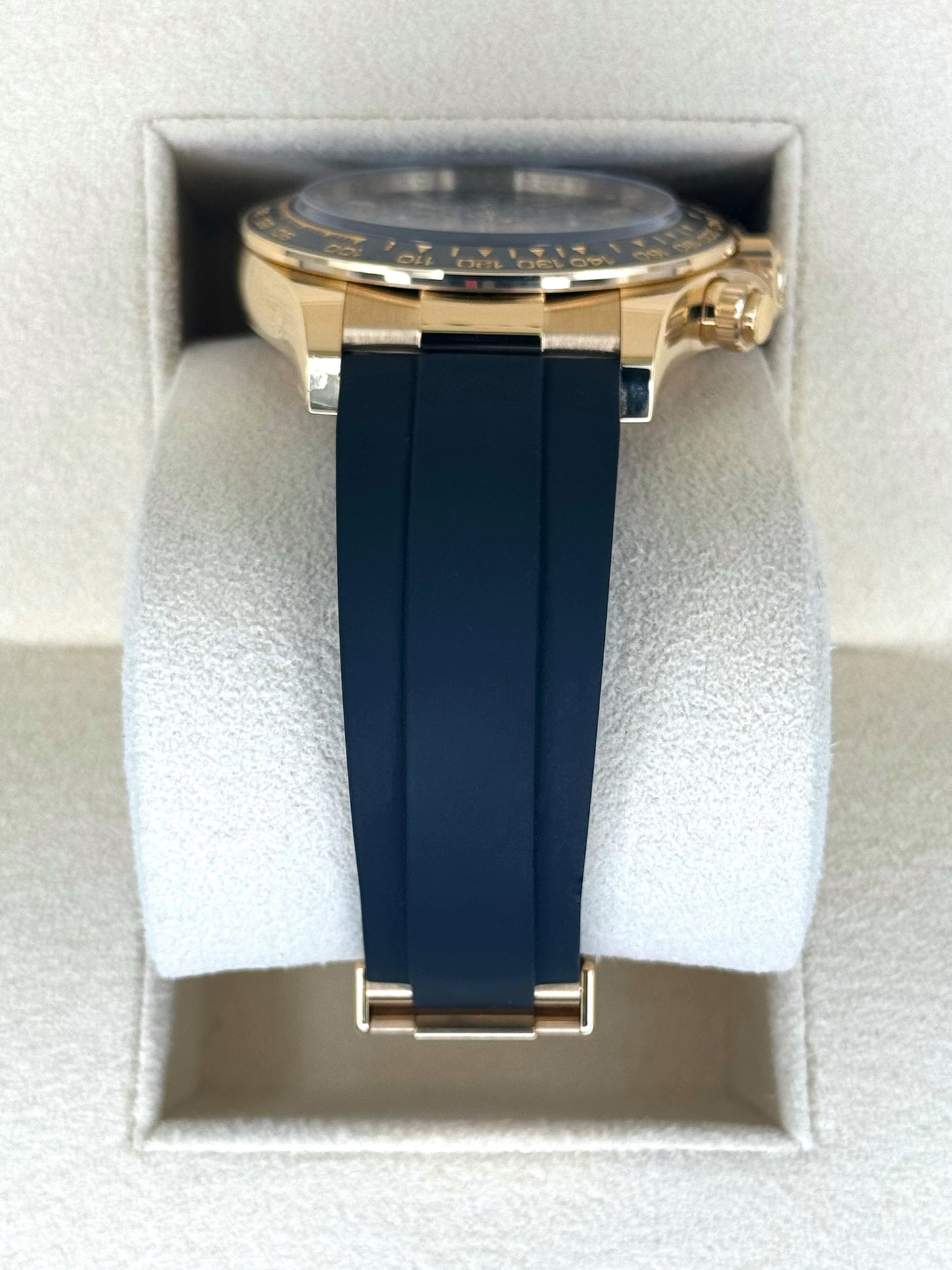 NEW 2024 Rolex Daytona 40mm 126518LN Yellow Gold Oysterflex Black Dial - MyWatchLLC