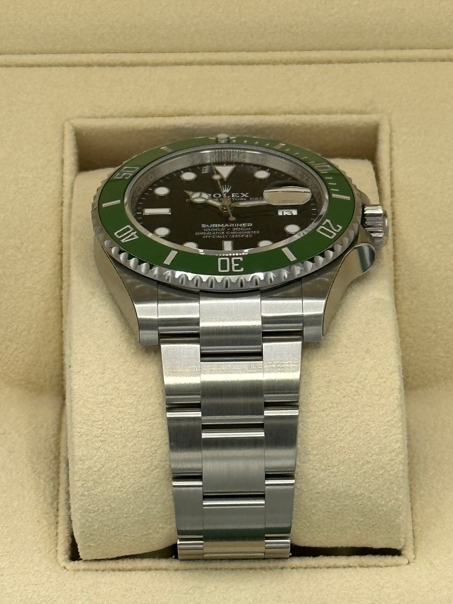 New 2023 Rolex Submariner Starbucks 322687F5 Stainless Steel MK2 Dial - MyWatchLLC