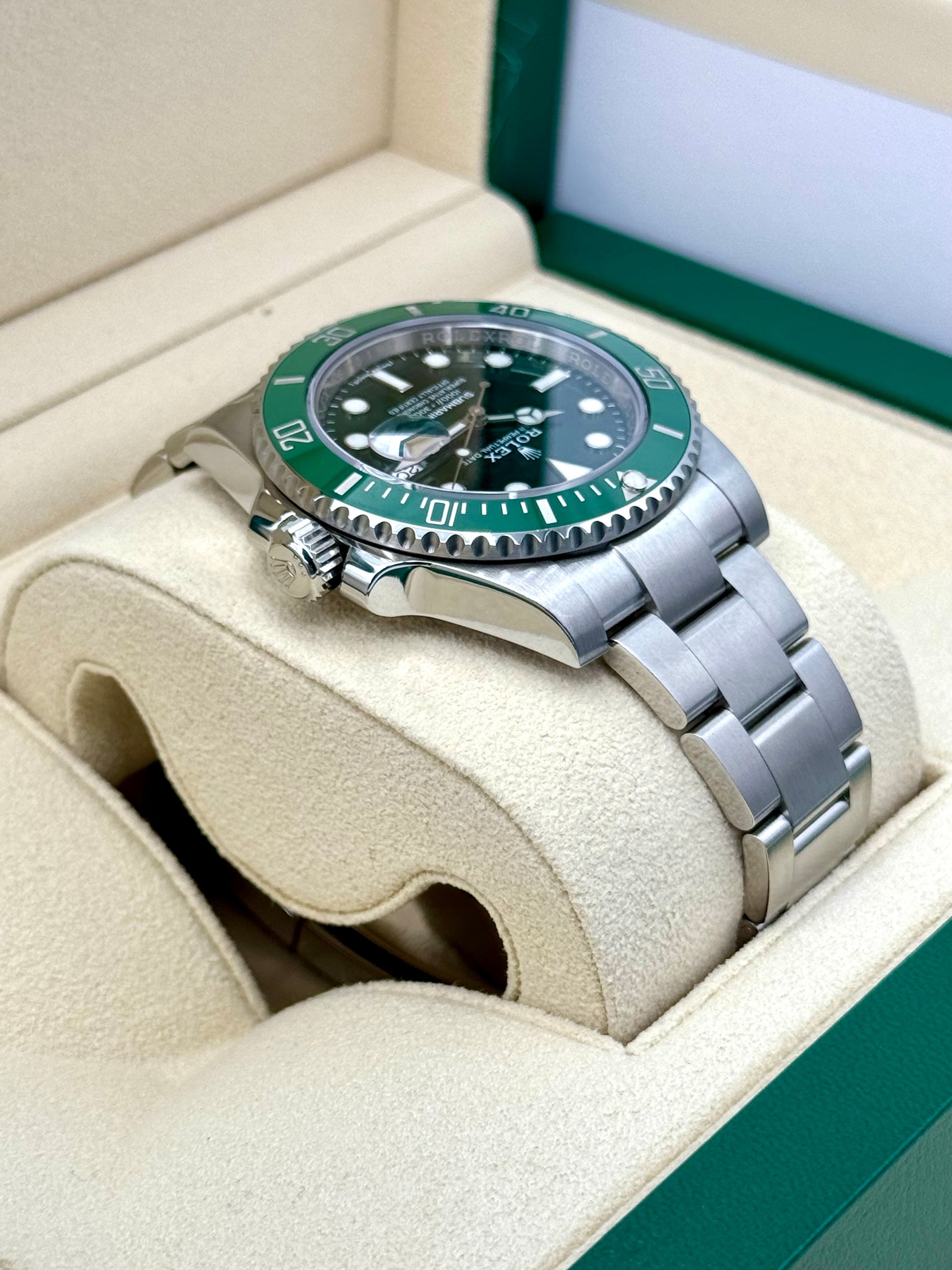 2019 Rolex Submariner "Hulk" 40mm 116610LV Green Dial - MyWatchLLC