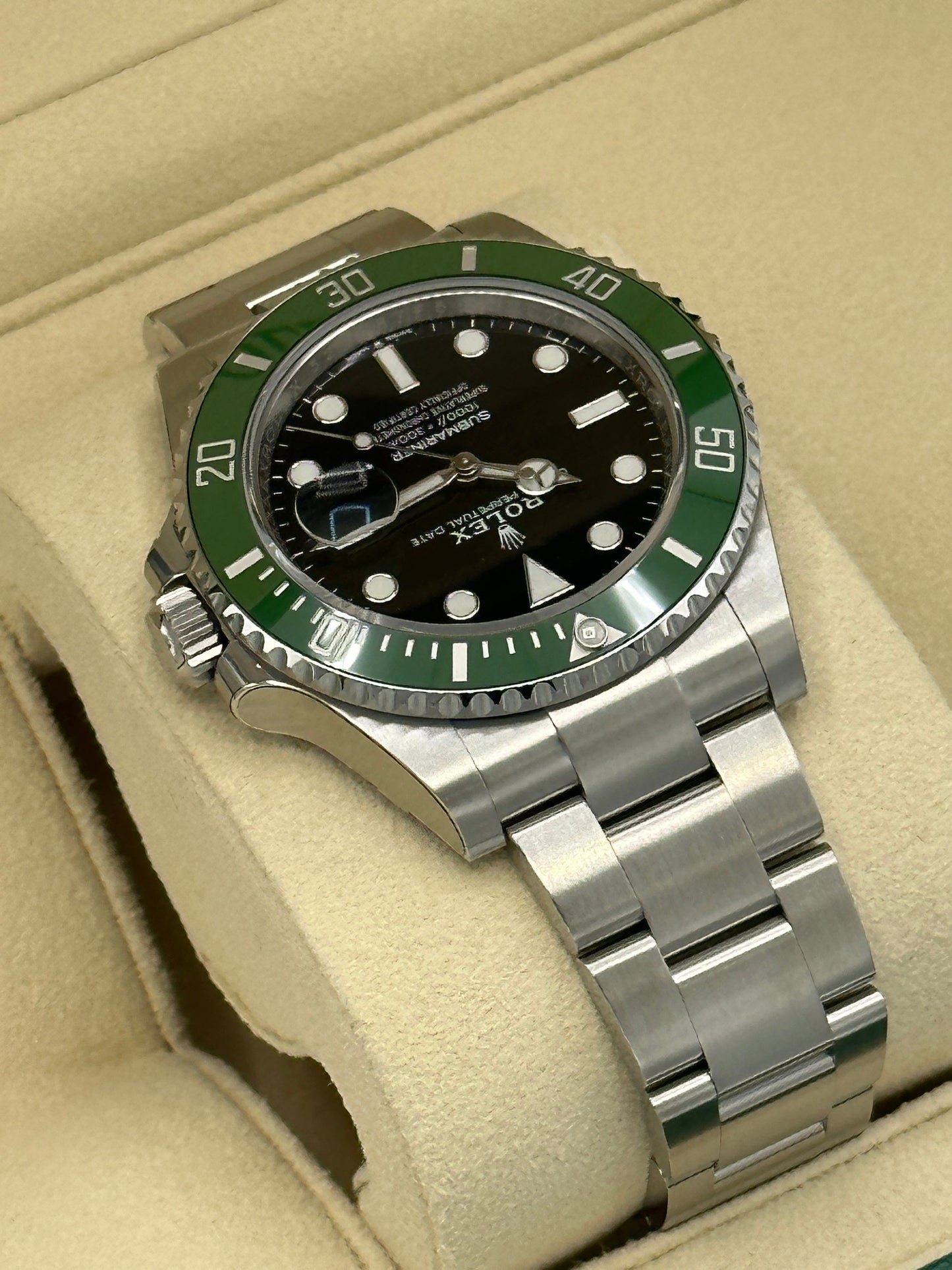 New 2023 Rolex Submariner Starbucks 322687F5 Stainless Steel MK2 Dial - MyWatchLLC