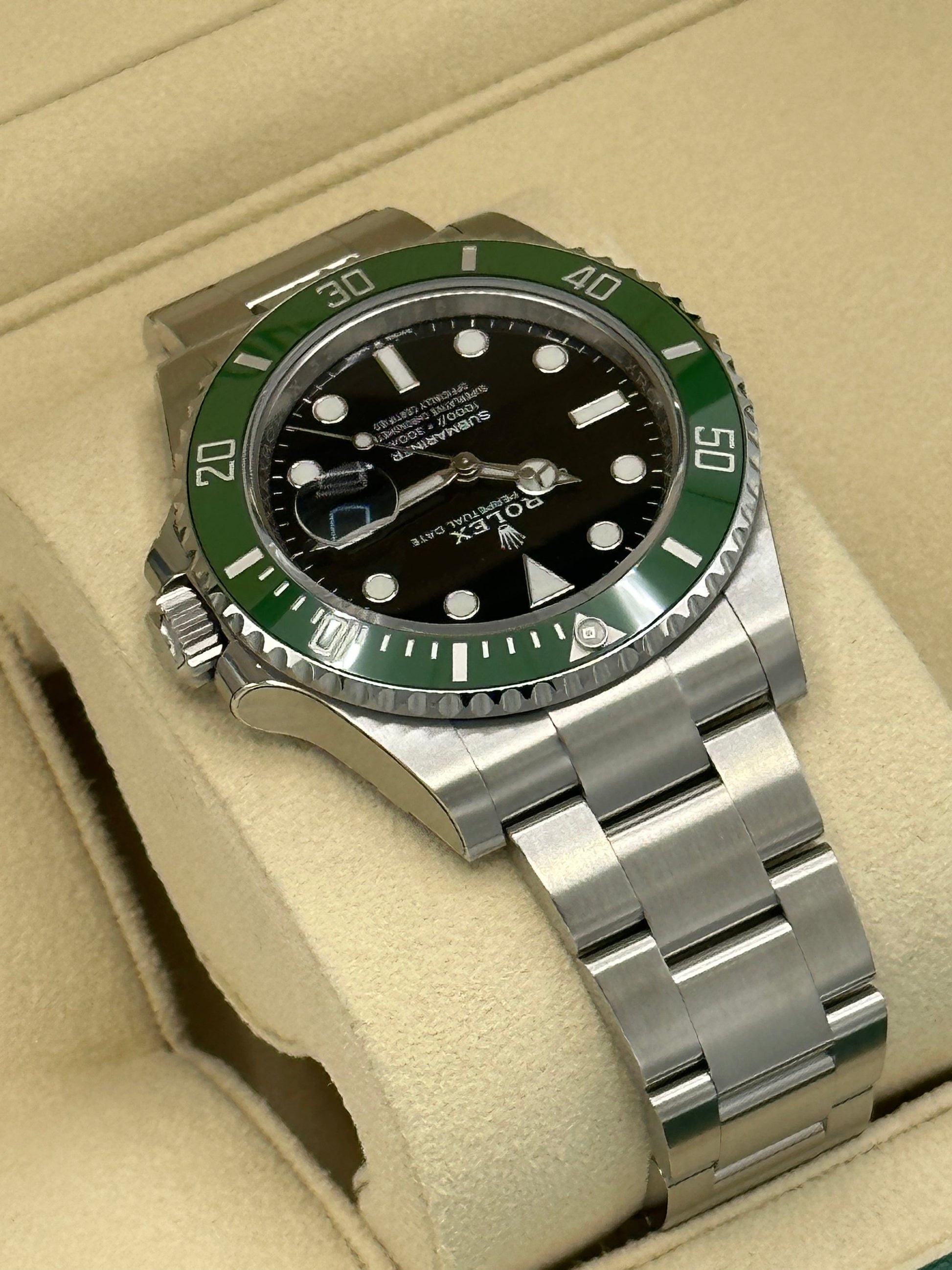 New 2023 Rolex Submariner Starbucks 322687F5 Stainless Steel MK2 Dial - MyWatchLLC