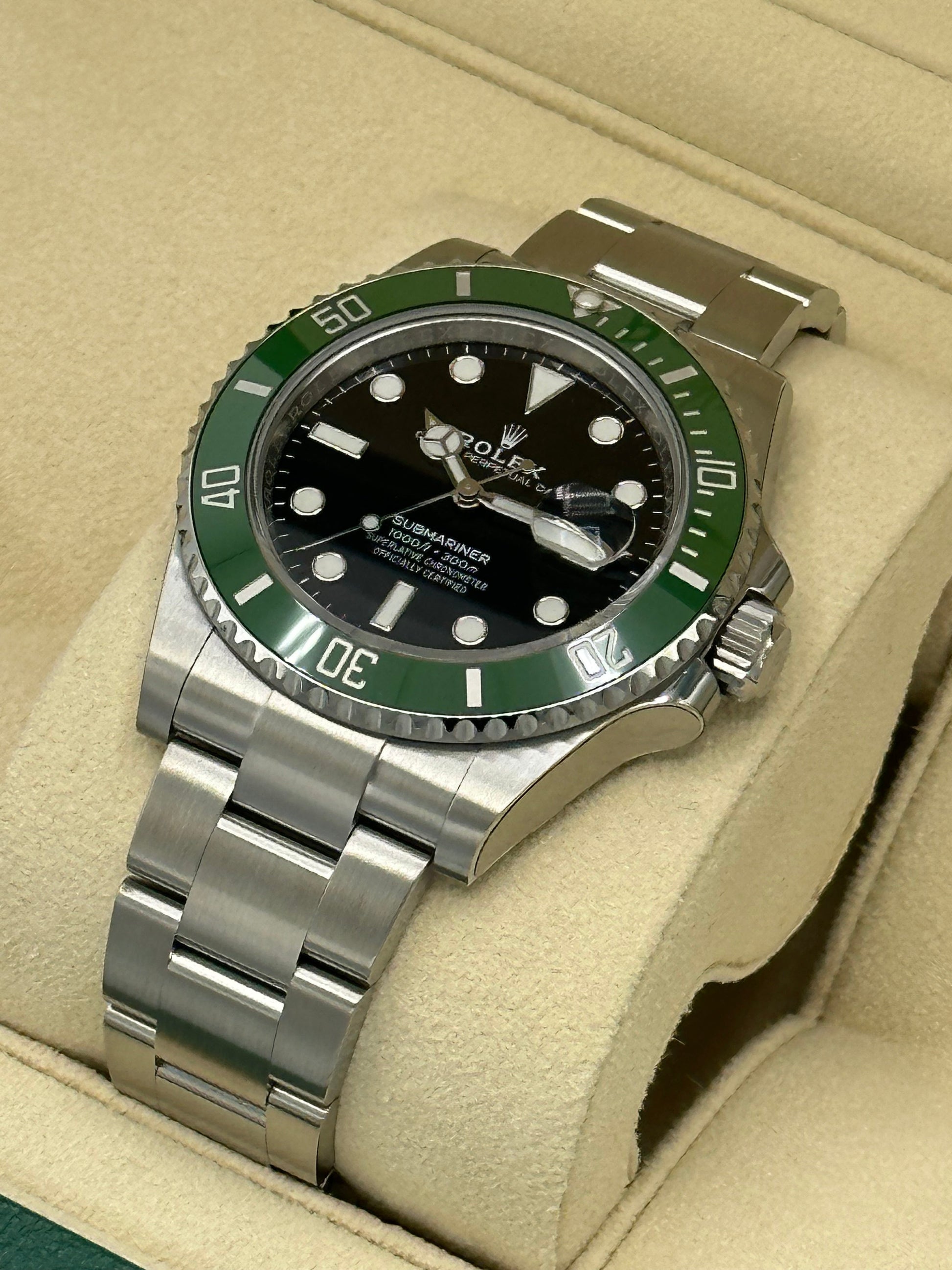 New 2023 Rolex Submariner Starbucks 322687F5 Stainless Steel MK2 Dial - MyWatchLLC