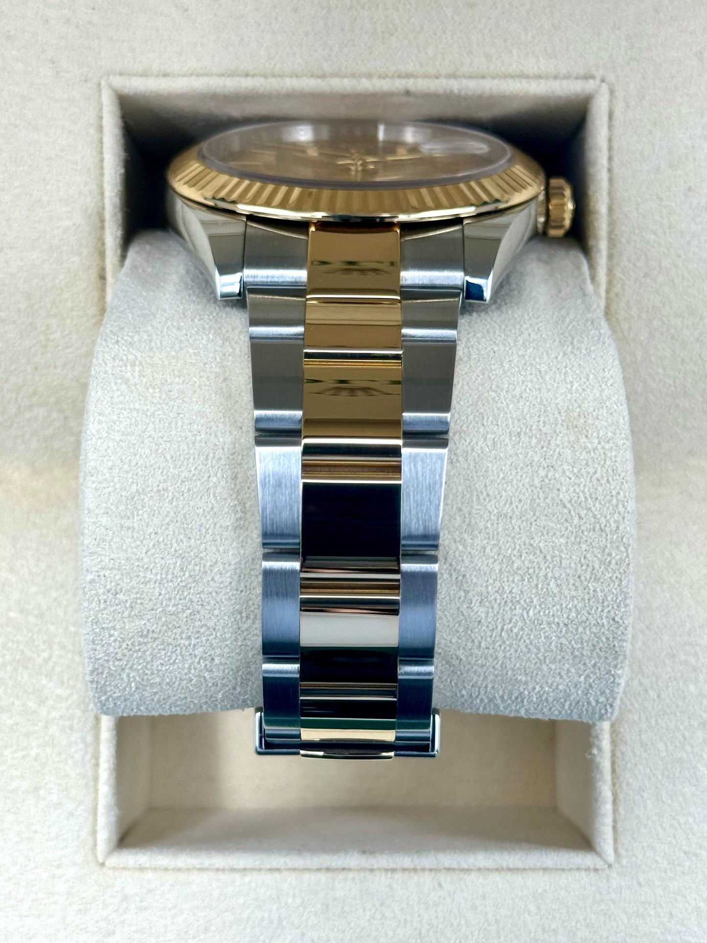 2017 Rolex Datejust 41mm 126333 Two-Tone Oyster Champagne Dial - MyWatchLLC