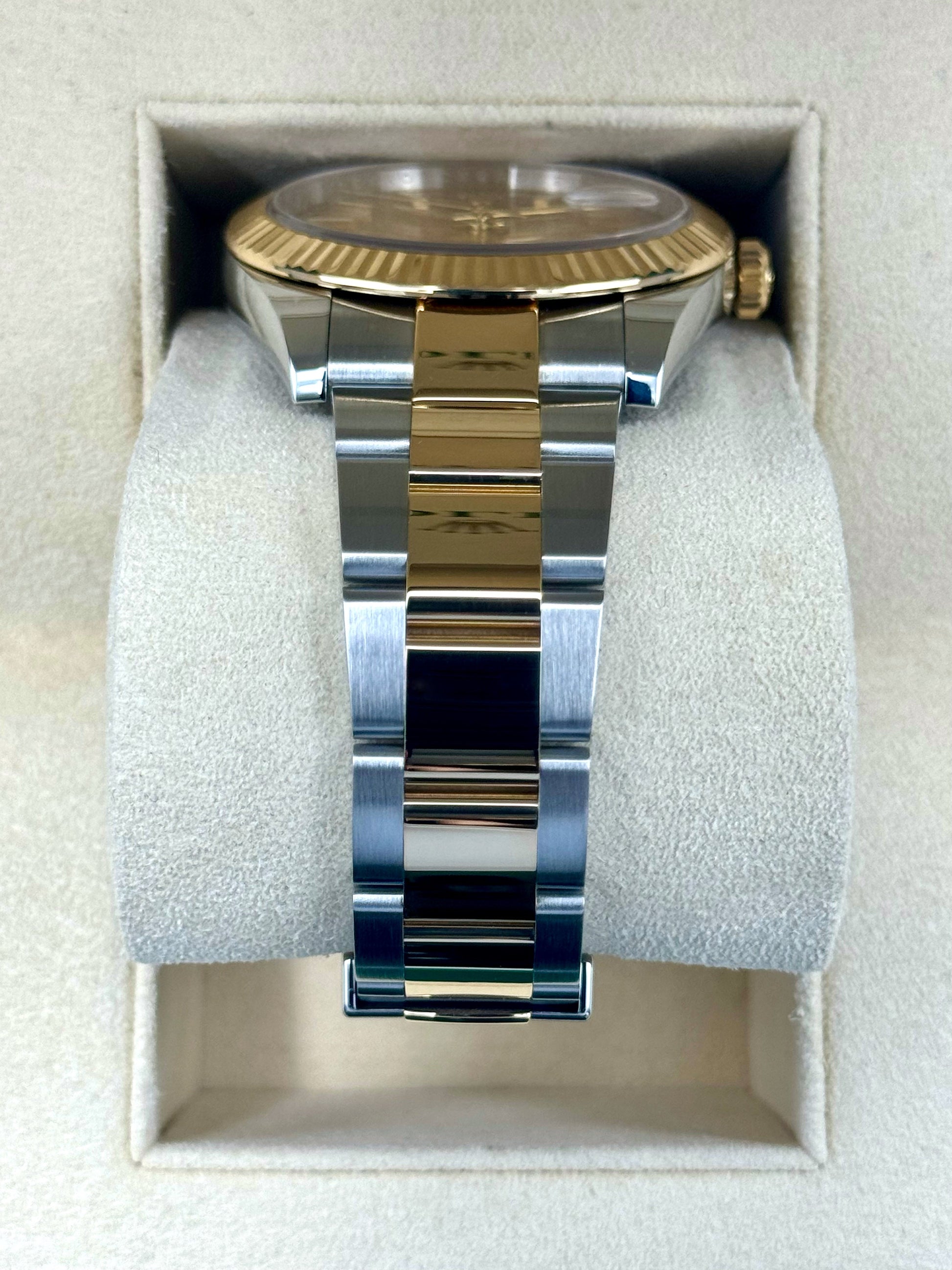 2017 Rolex Datejust 41mm 126333 Two-Tone Oyster Champagne Dial - MyWatchLLC