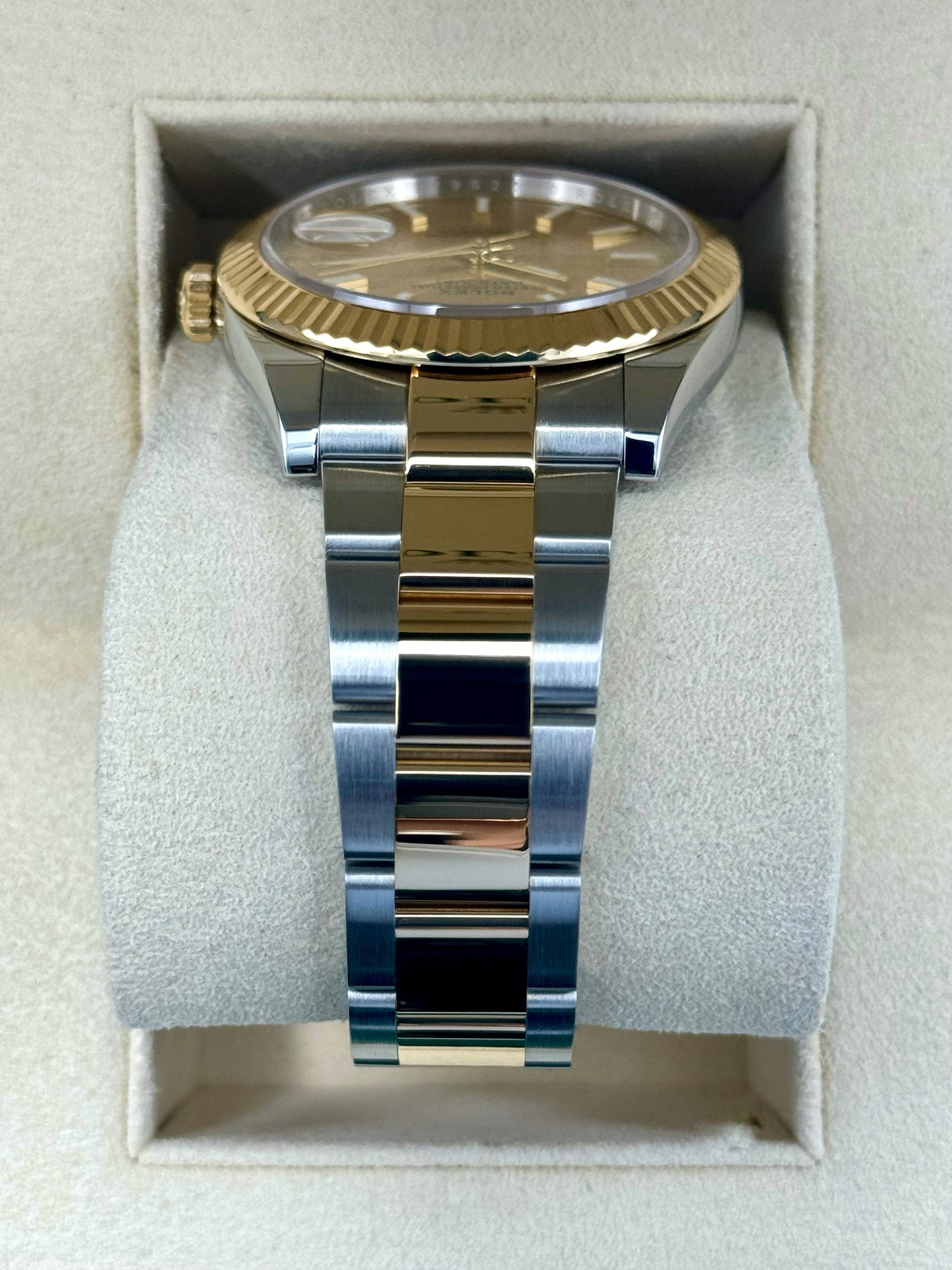 2017 Rolex Datejust 41mm 126333 Two-Tone Oyster Champagne Dial - MyWatchLLC