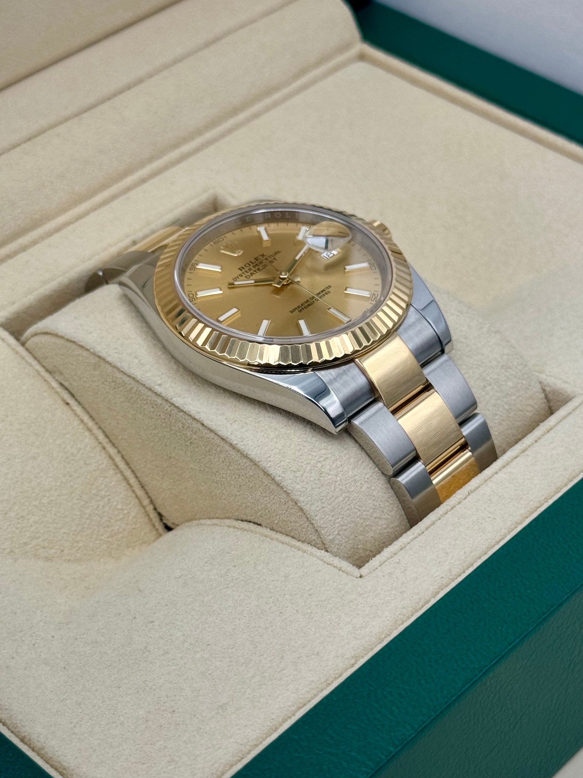 2017 Rolex Datejust 41mm 126333 Two-Tone Oyster Champagne Dial - MyWatchLLC