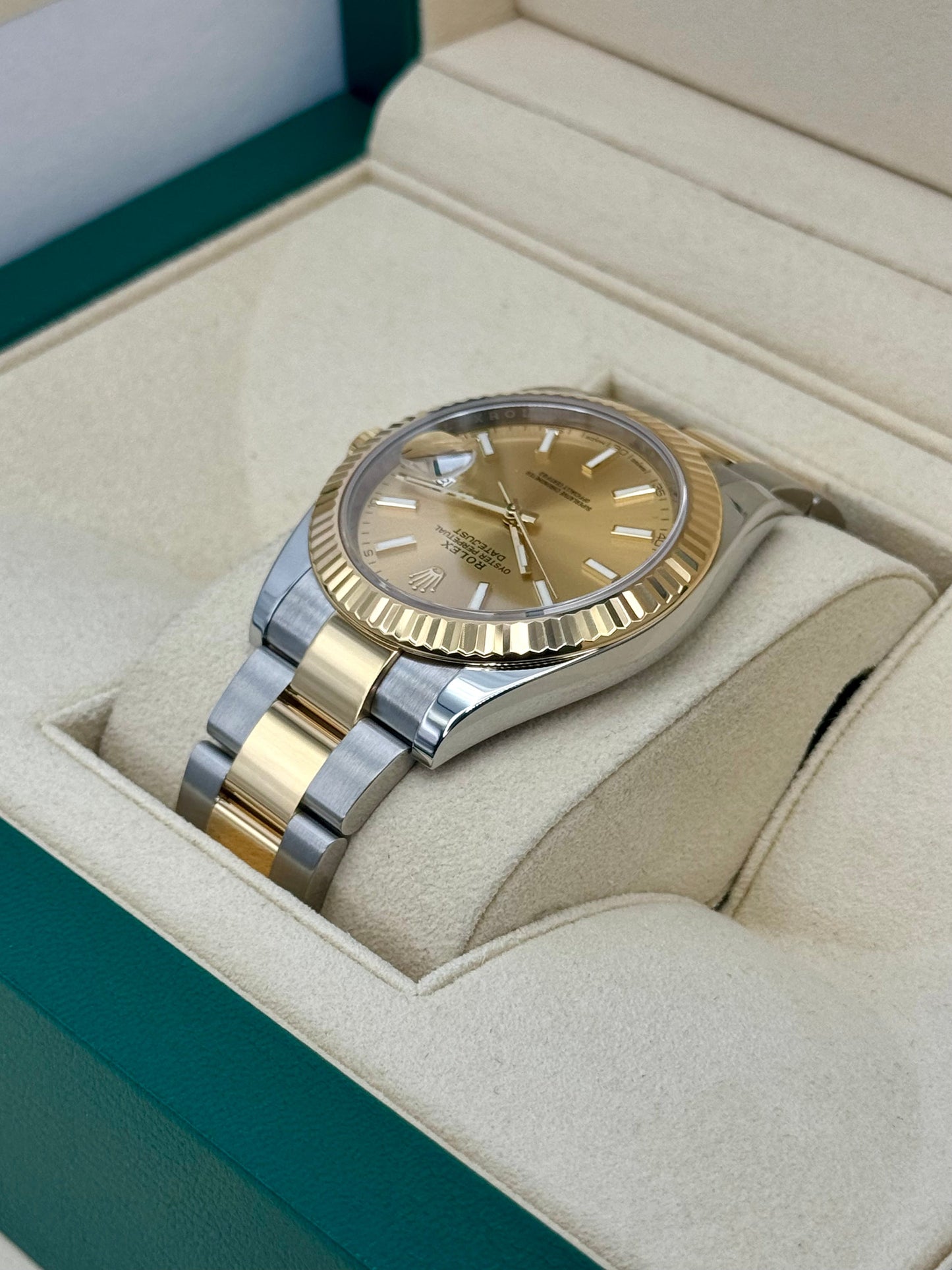 2017 Rolex Datejust 41mm 126333 Two-Tone Oyster Champagne Dial - MyWatchLLC