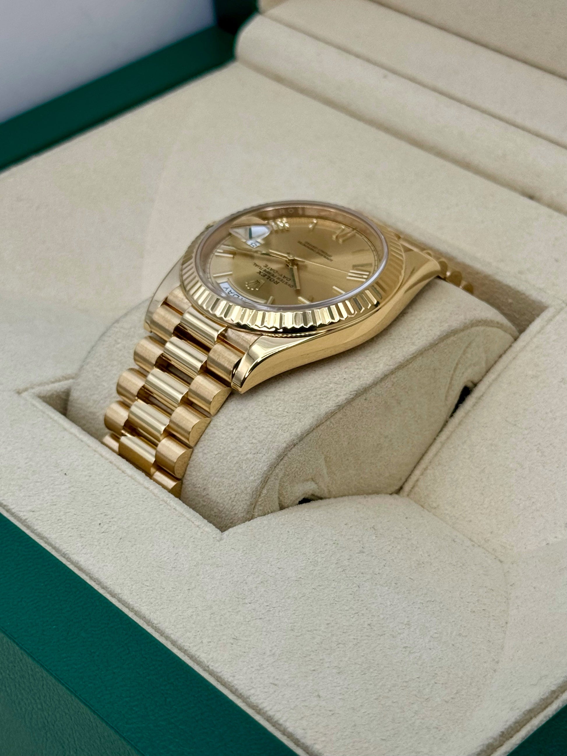 2021 Rolex Day-Date 40mm 228238 Presidential Champagne Dial - MyWatchLLC