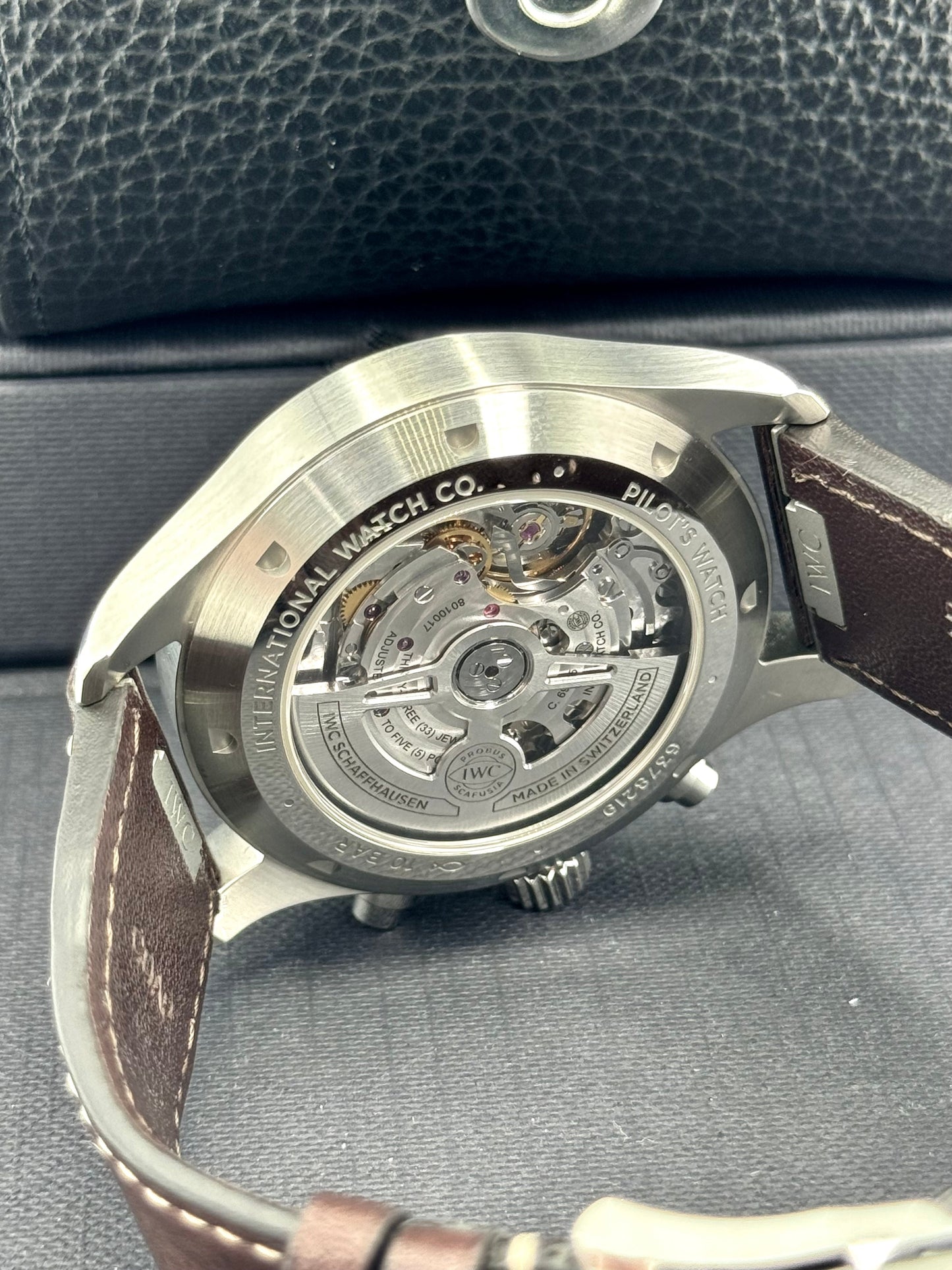 2023 IWC Pilot's Watch Chronograph 43mm IW378005 Steel Green Dial - MyWatchLLC