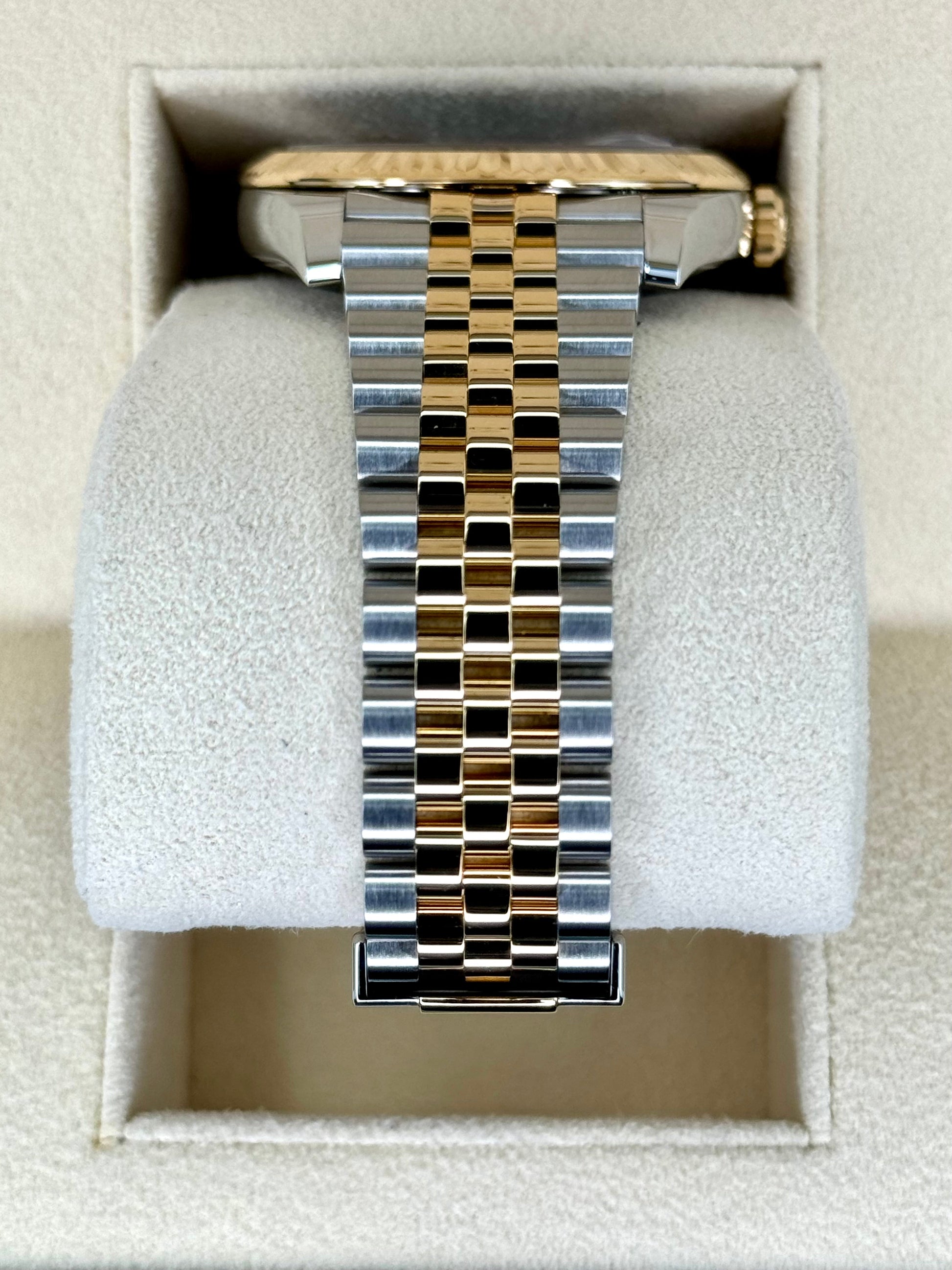 2023 Rolex Datejust 41mm 126333 Two-Tone Jubilee Black Diamond Dial - MyWatchLLC