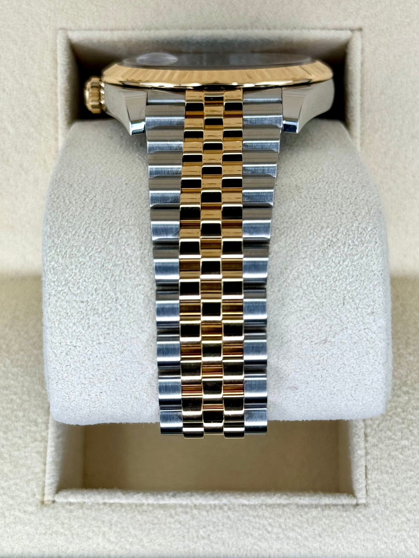 2023 Rolex Datejust 41mm 126333 Two-Tone Jubilee Black Diamond Dial - MyWatchLLC