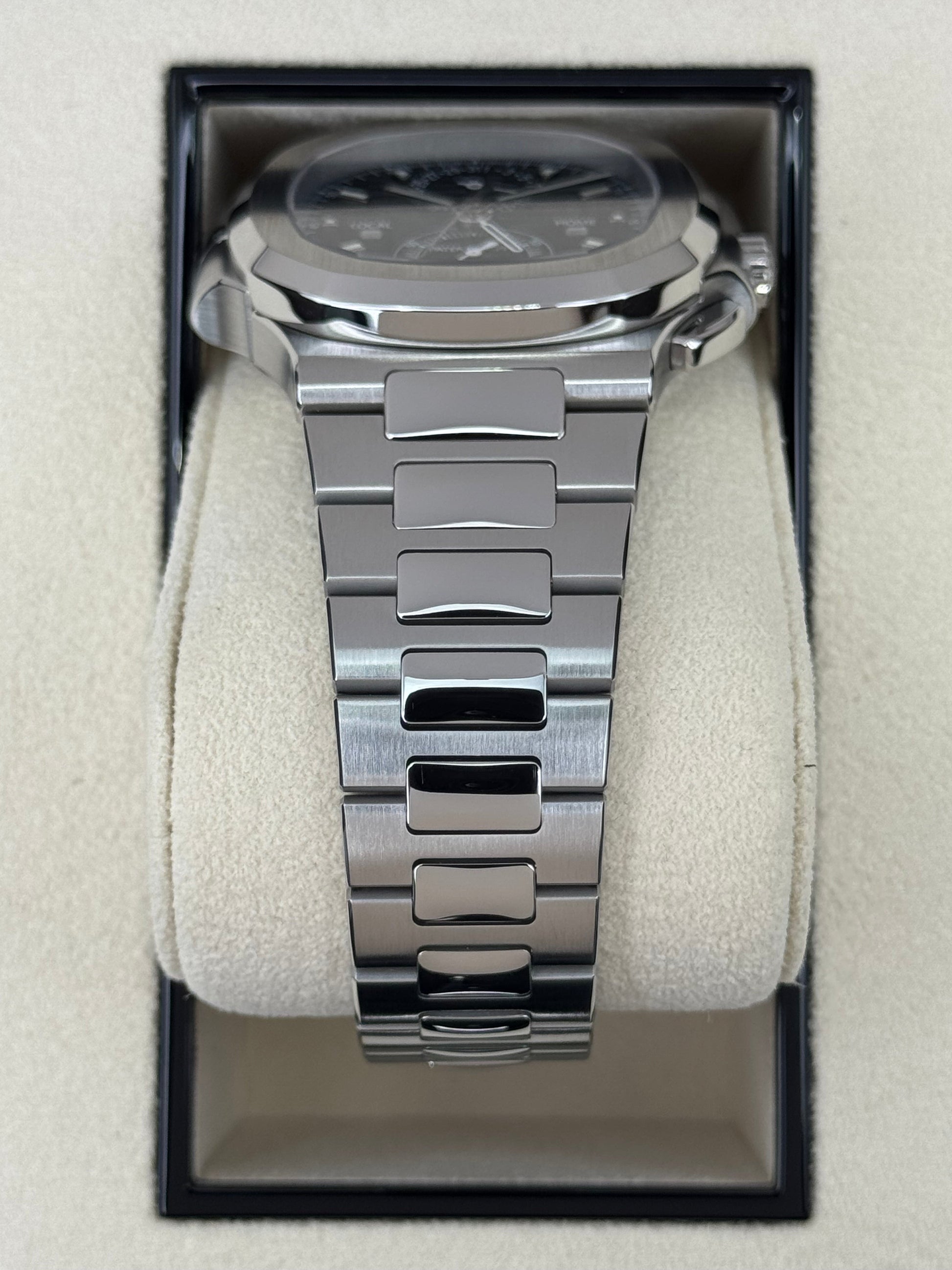 2023 Patek Philippe Nautilus Travel Time Chronograph 40.5mm 5990/1A-011 Black Dial - MyWatchLLC