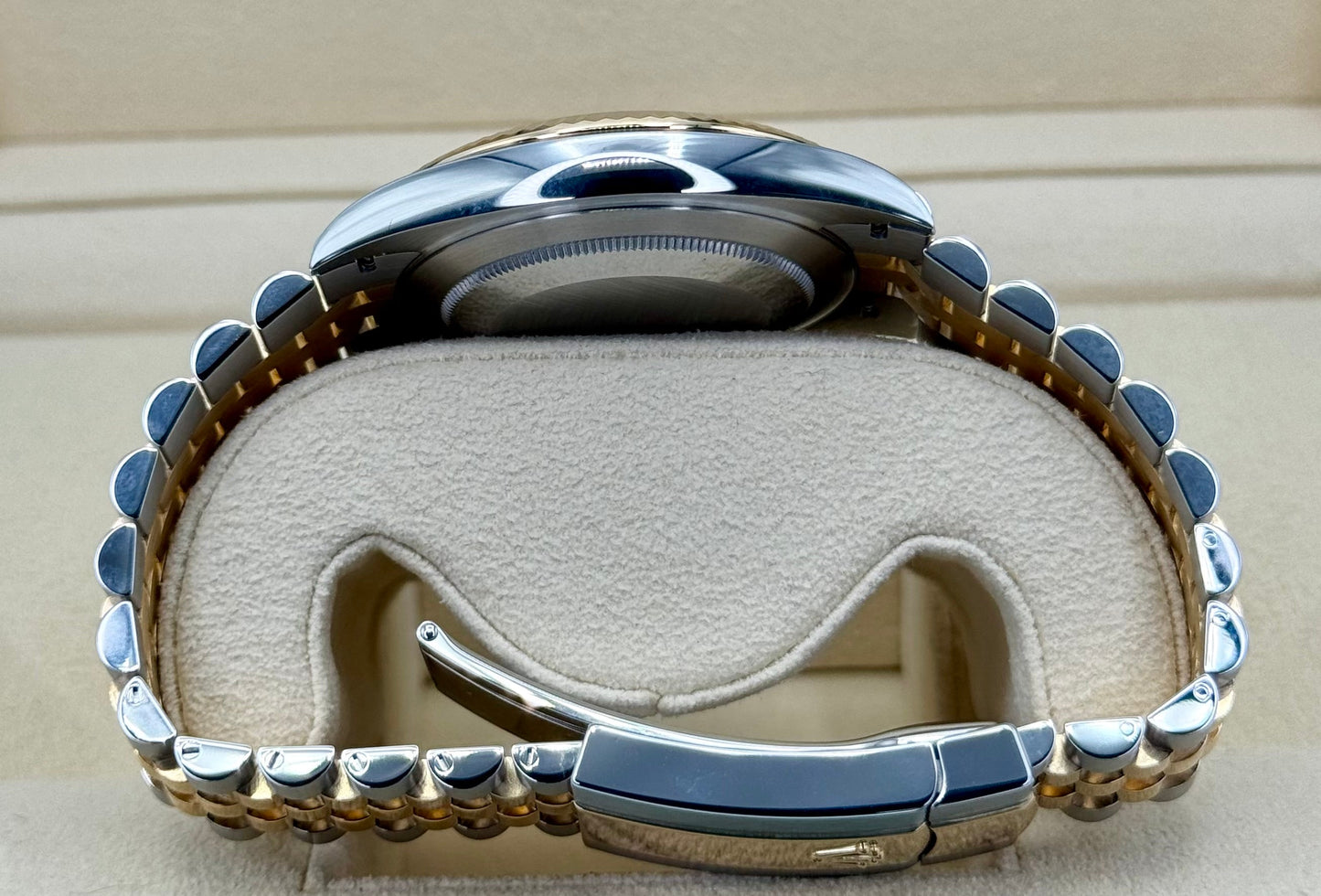 2023 Rolex Datejust 41mm 126333 Two-Tone Jubilee Black Diamond Dial - MyWatchLLC