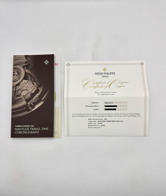 2023 Patek Philippe Nautilus Travel Time Chronograph 40.5mm 5990/1A-011 Black Dial - MyWatchLLC