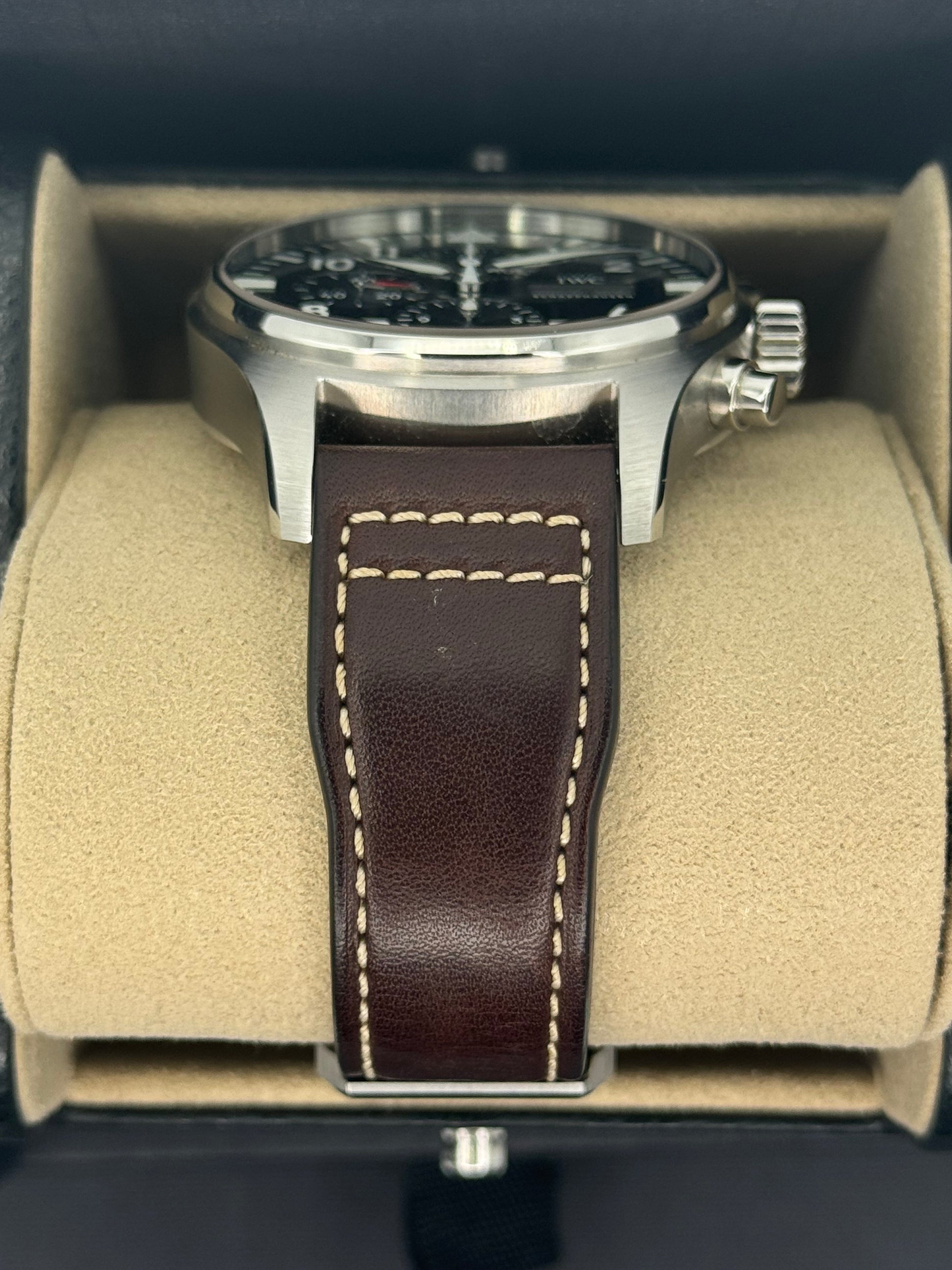 2022 IWC Pilot's Chronograph 43mm IW377714 Stainless Steel Blue Dial - MyWatchLLC