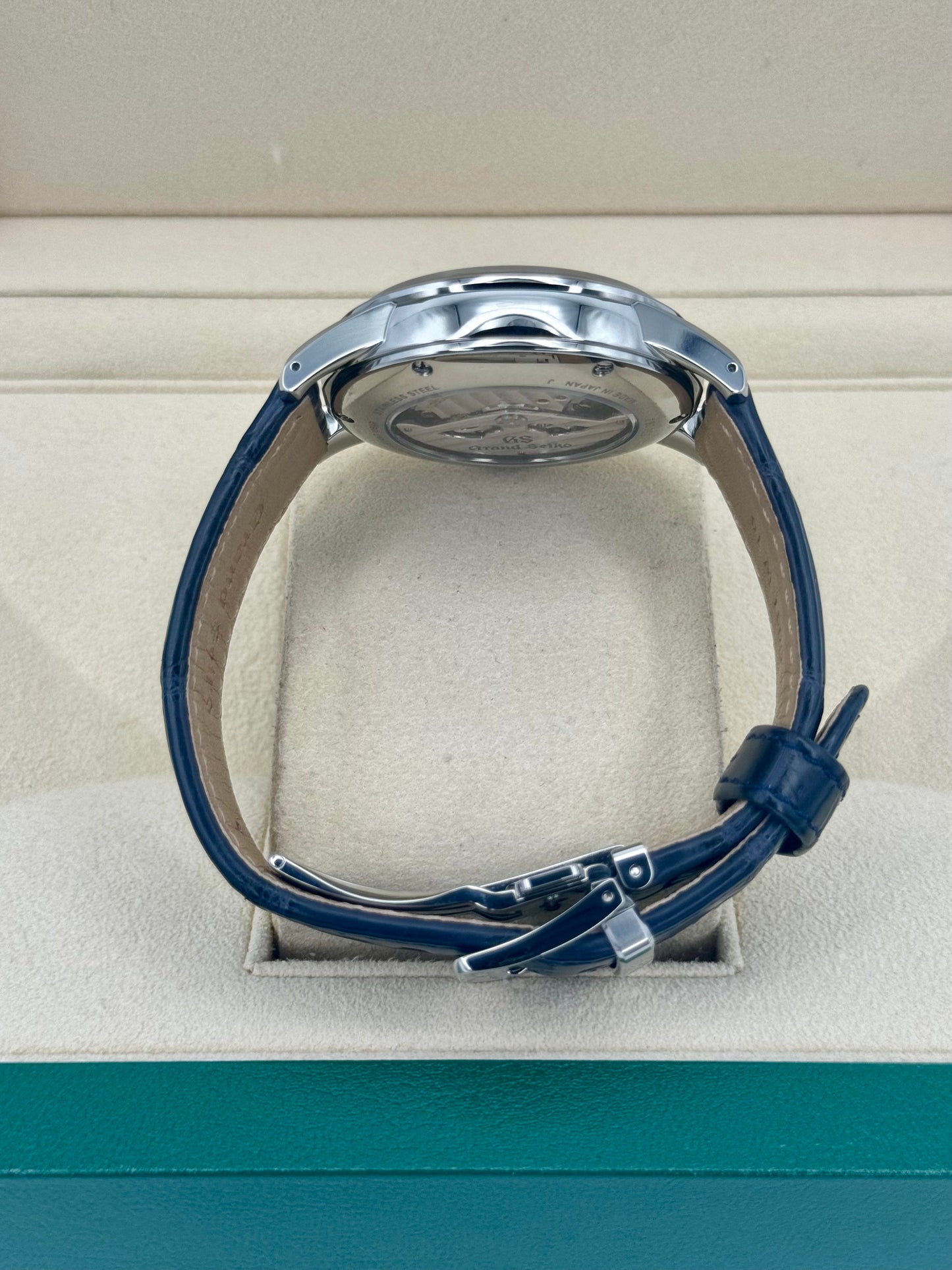 NEW 2024 Grand Seiko Elegance Collection 40.2mm SBGA407G Blue Dial - MyWatchLLC