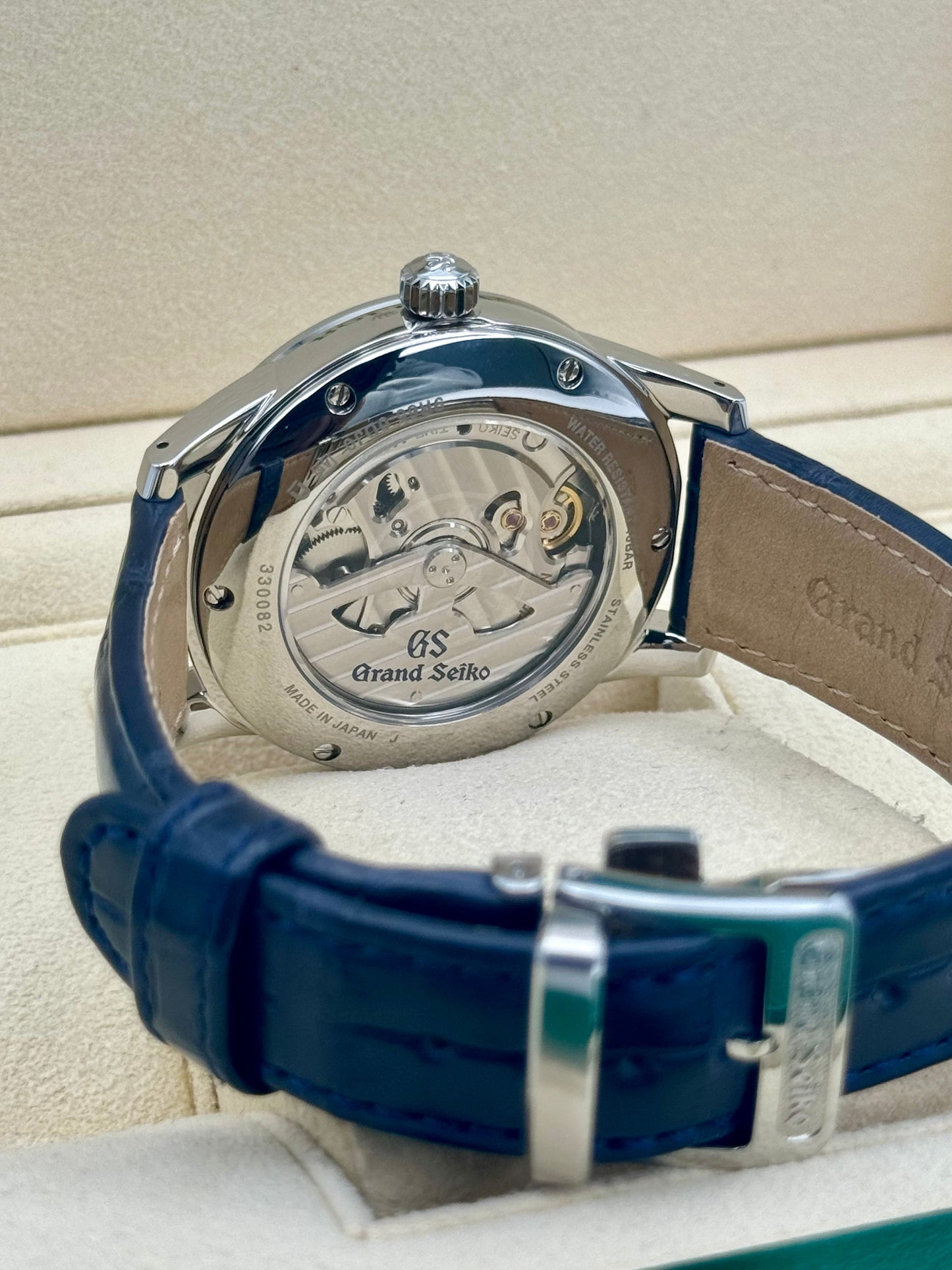 NEW 2024 Grand Seiko Elegance Collection 40.2mm SBGA407G Blue Dial - MyWatchLLC