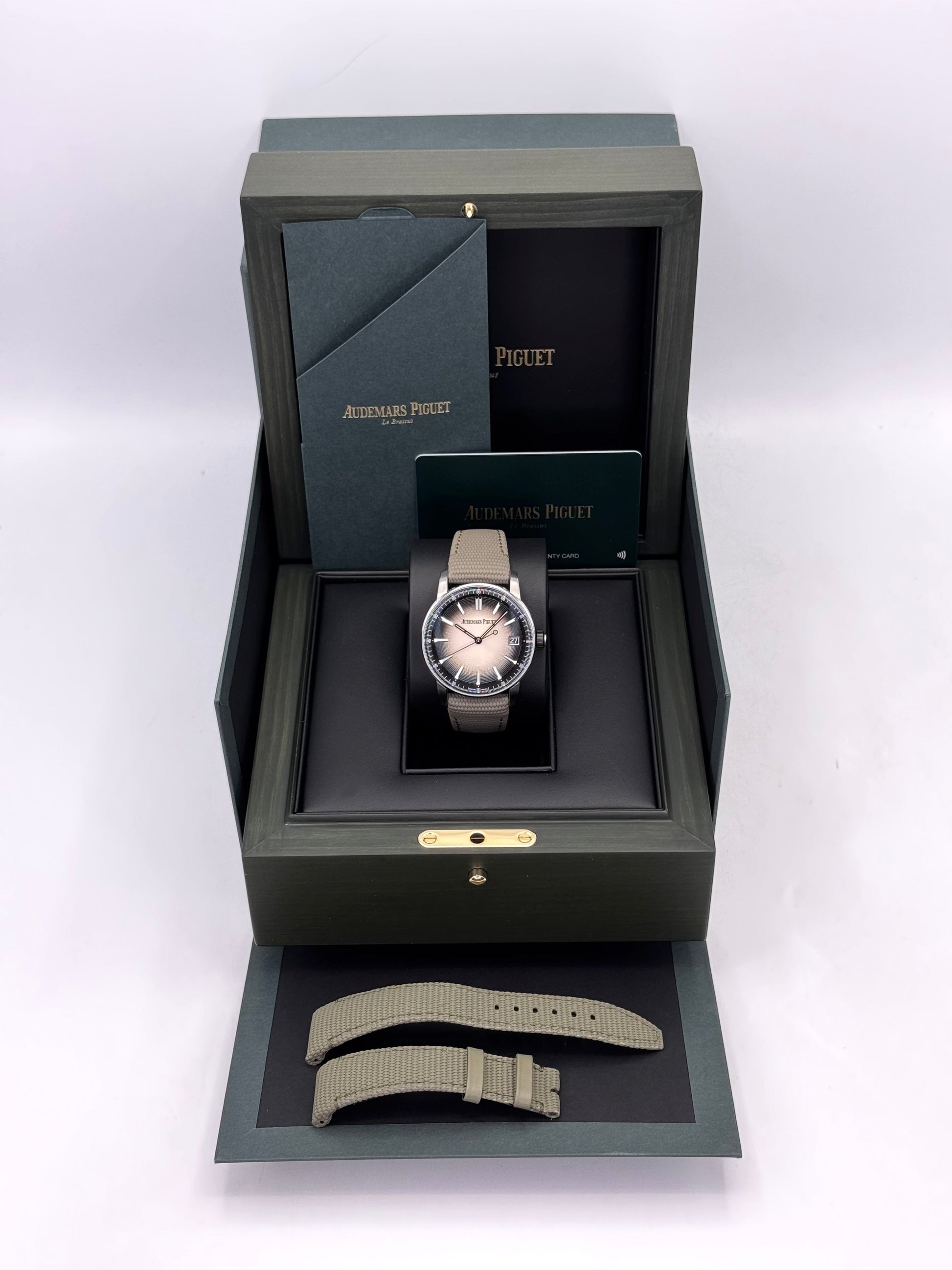 NEW 2024 Audemars Piguet Code 11.59 41mm 15210QT Smoked Beige Dial - MyWatchLLC