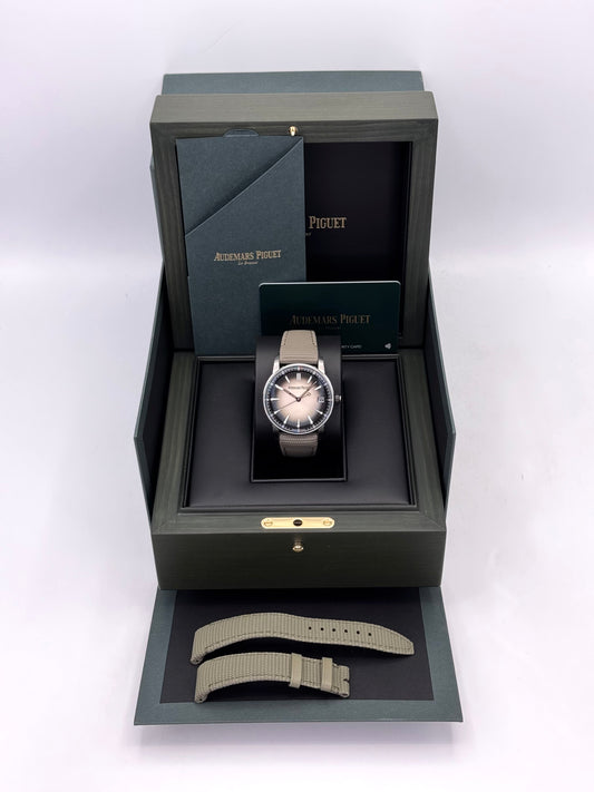 NEW 2024 Audemars Piguet Code 11.59 41mm 15210QT Smoked Beige Dial - MyWatchLLC