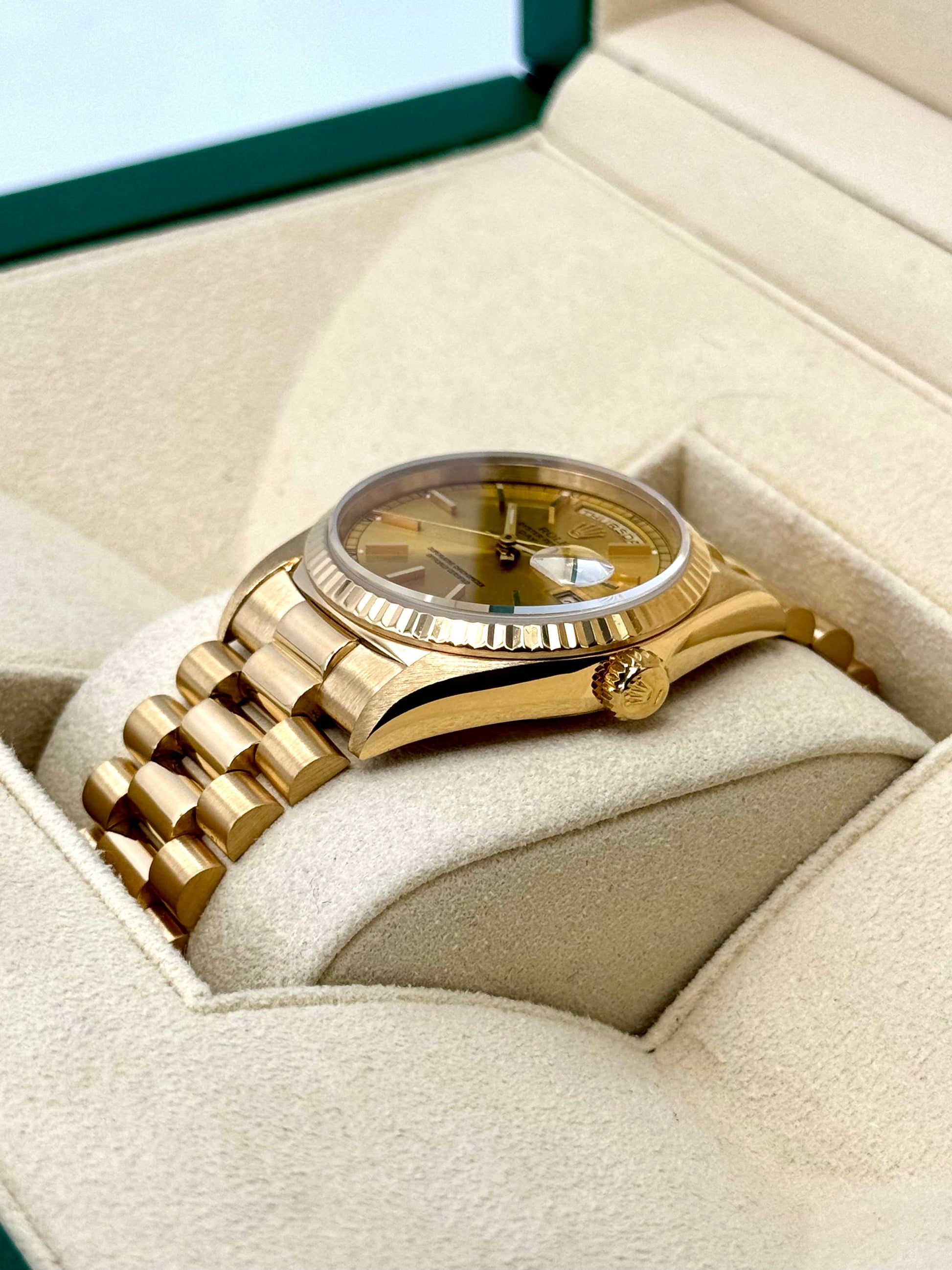 1995 Rolex Day-Date 36mm 18238 Presidential Champagne Dial - MyWatchLLC