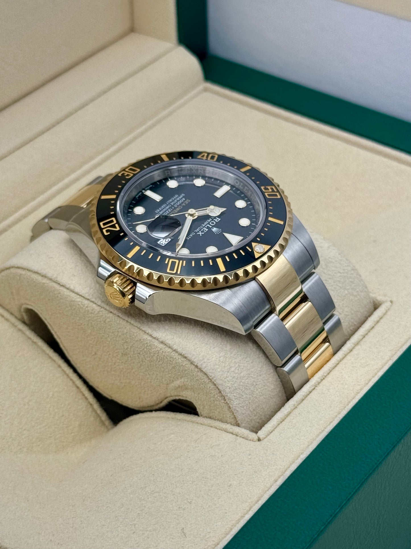 2024 Rolex Sea-Dweller 43mm 126603 Two-Tone Black Dial - MyWatchLLC