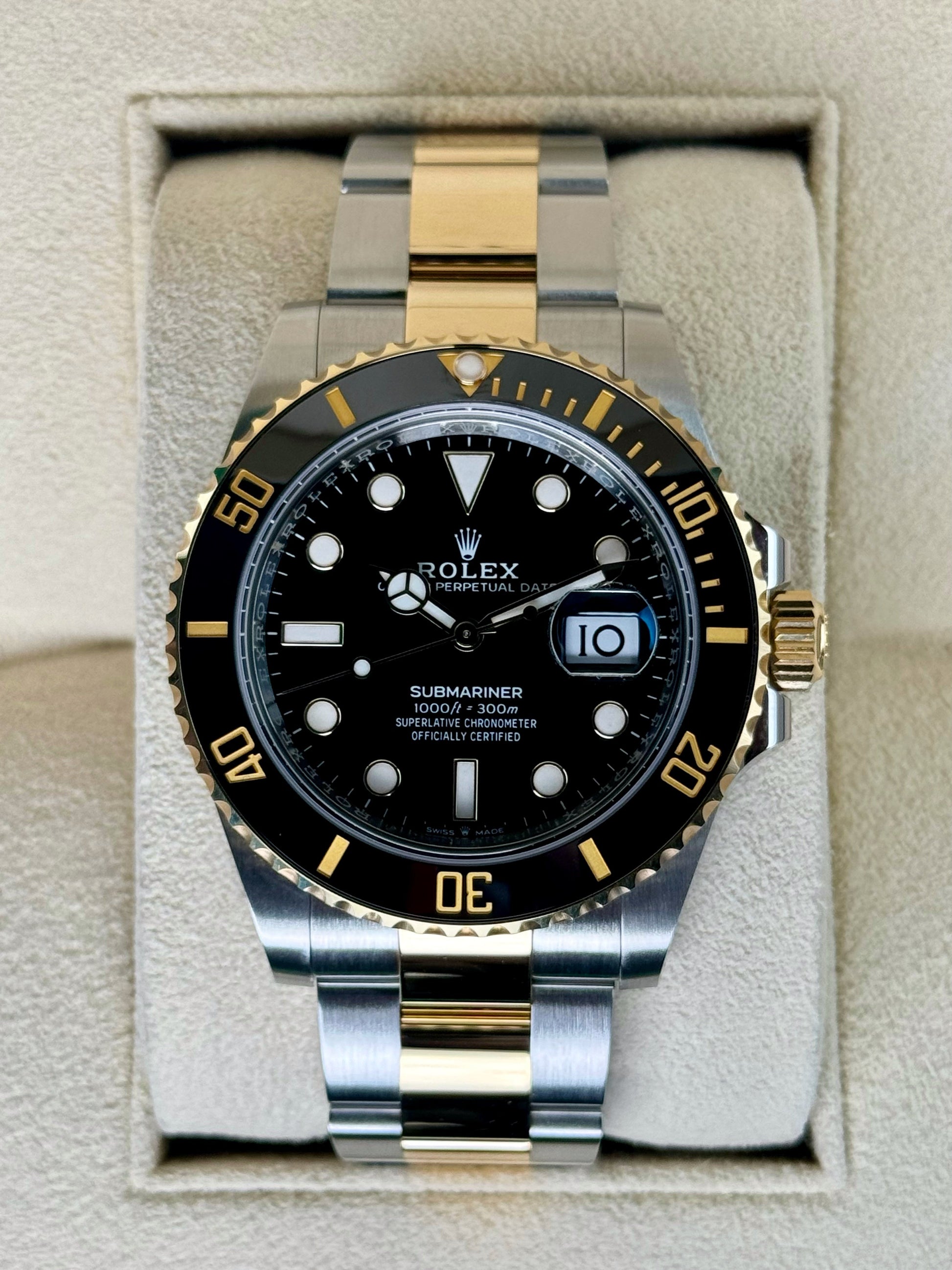 2024 Rolex Submariner 41mm 126613LN Two-Tone Black Dial - MyWatchLLC
