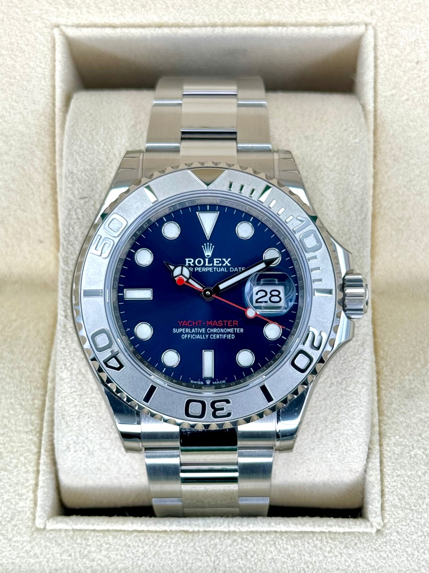 NEW 2023 Rolex Yacht-Master 40mm 126622 Stainless Steel Blue Dial - MyWatchLLC