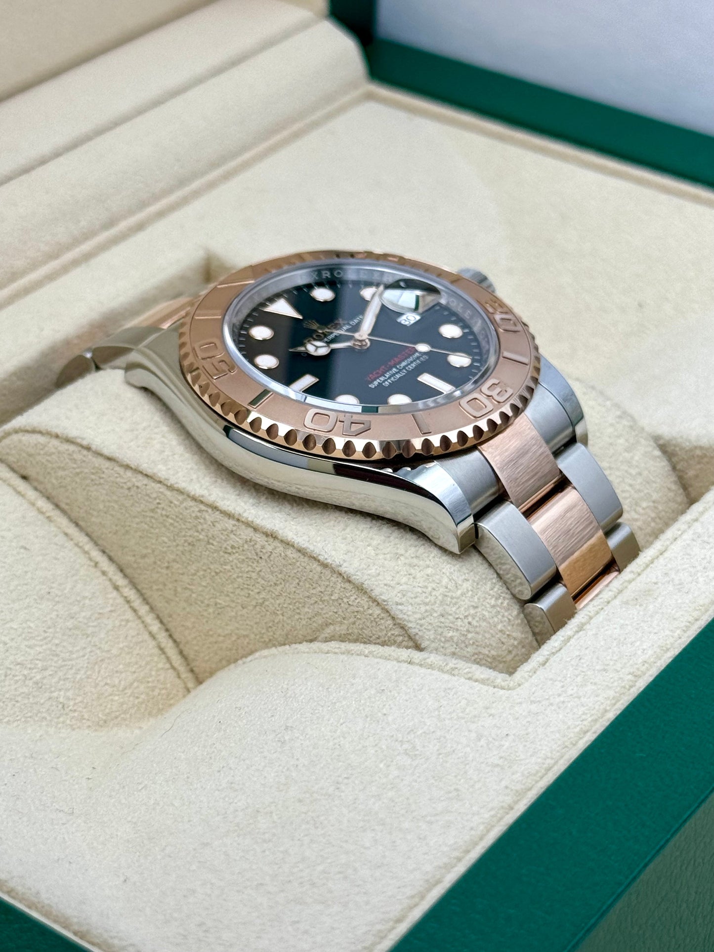 NEW 2023 Rolex Yacht-Master 40mm 126621 Two-Tone Black Dial - MyWatchLLC