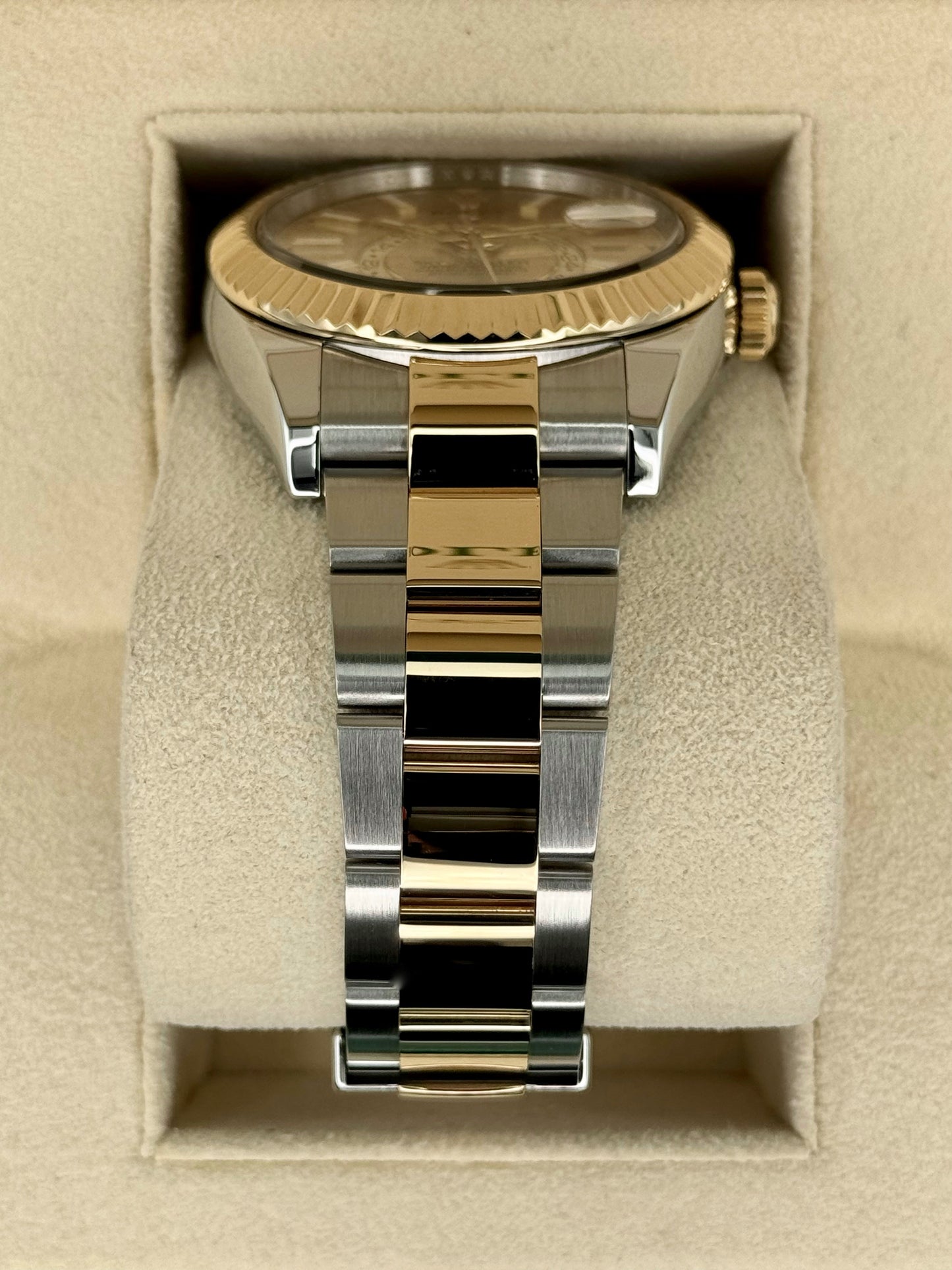 2017 Rolex Sky-Dweller 42mm 326933 Two-Tone Oyster Champagne Dial - MyWatchLLC