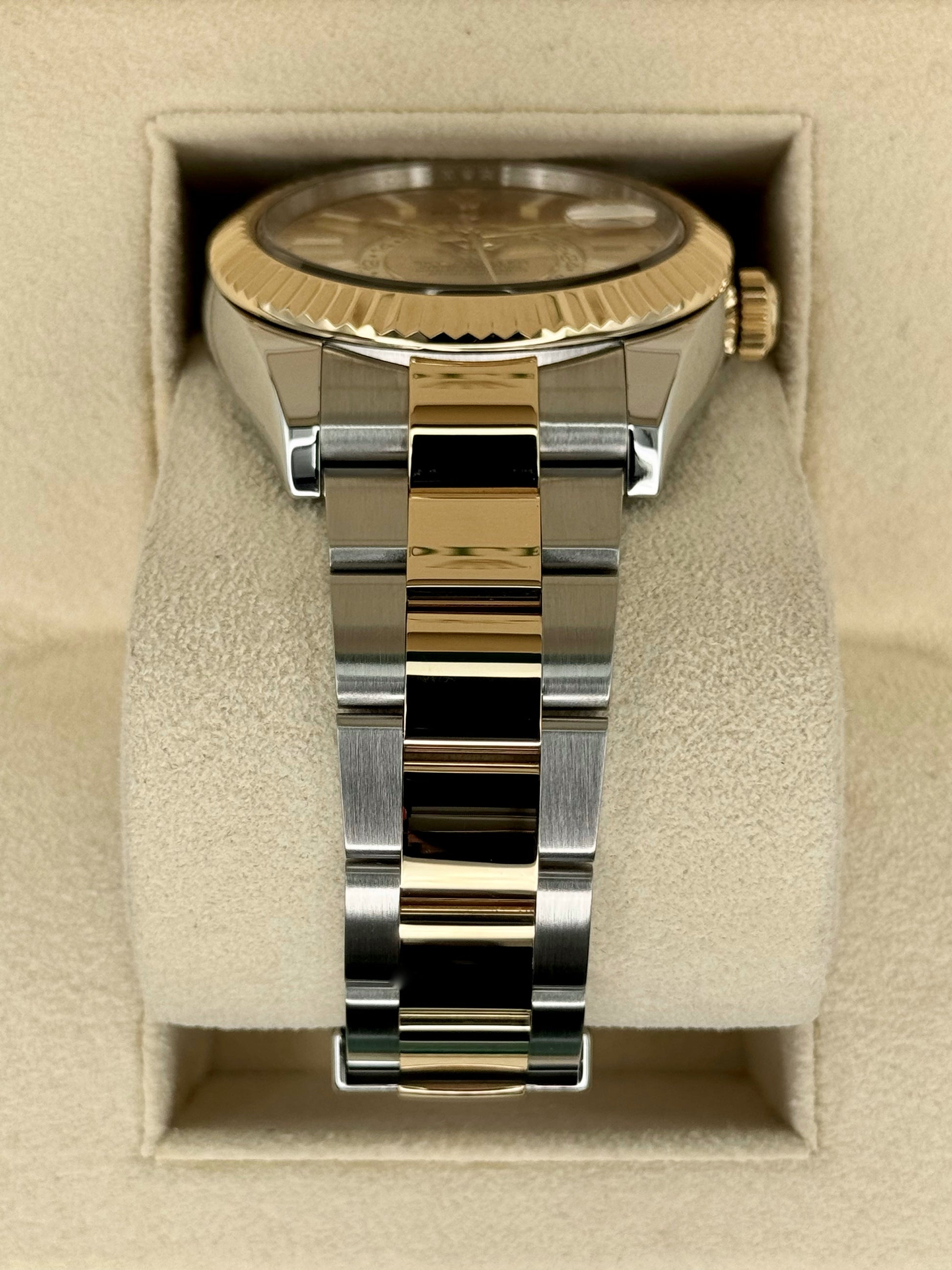 2017 Rolex Sky-Dweller 42mm 326933 Two-Tone Oyster Champagne Dial - MyWatchLLC