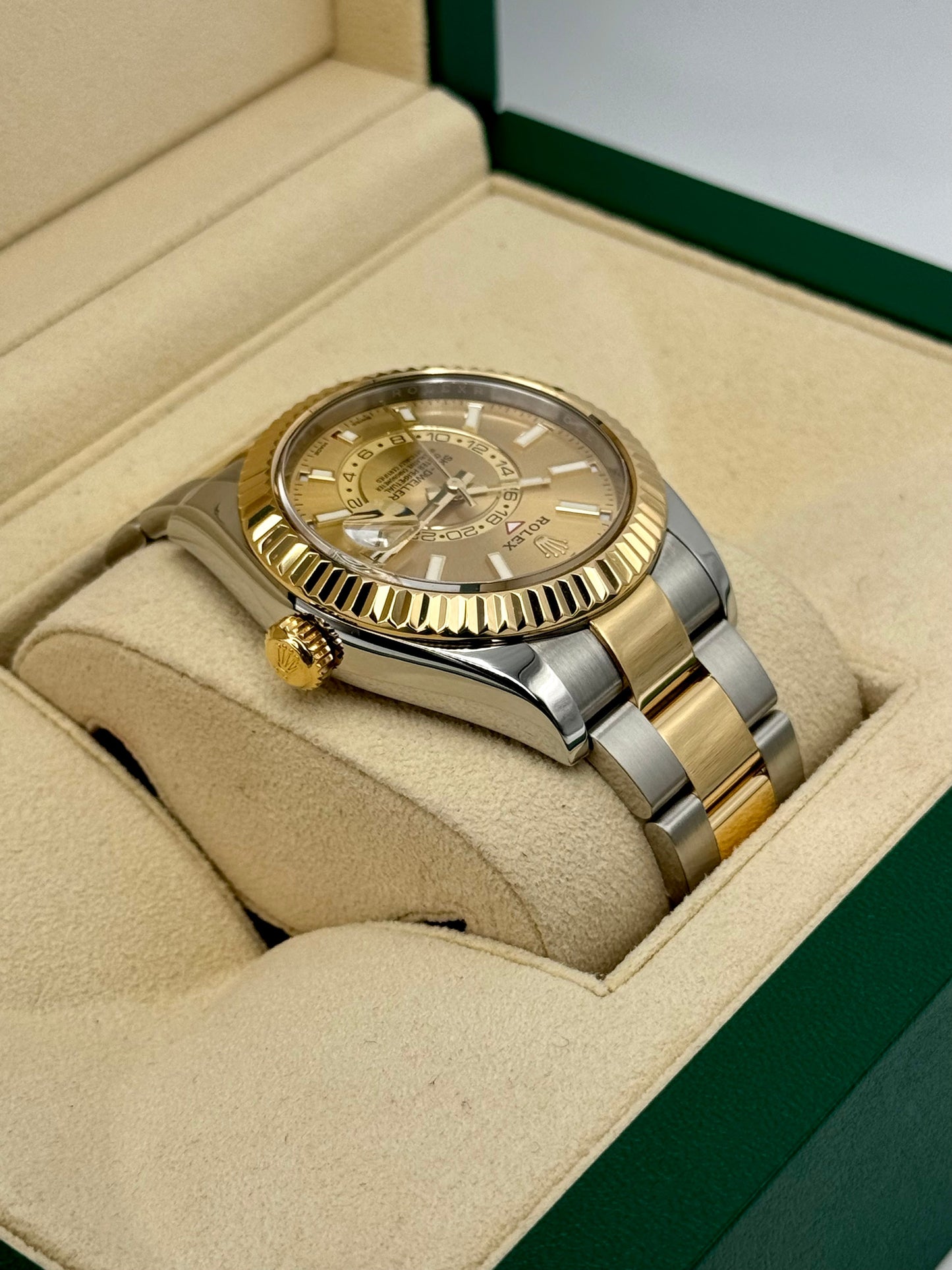 2017 Rolex Sky-Dweller 42mm 326933 Two-Tone Oyster Champagne Dial - MyWatchLLC
