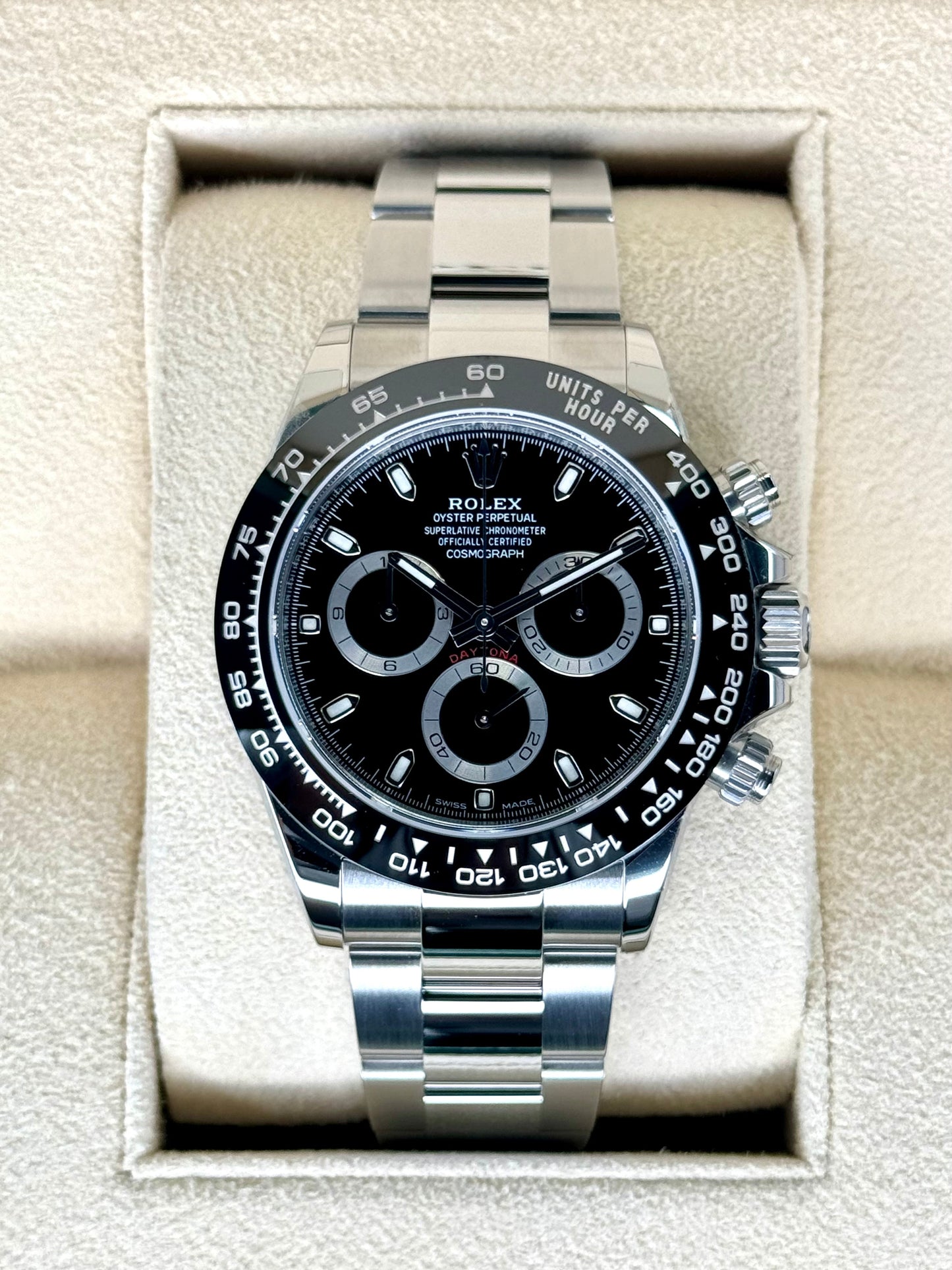 NEW 2023 Rolex Daytona 40mm 116500LN Stainless Steel Black Dial - MyWatchLLC