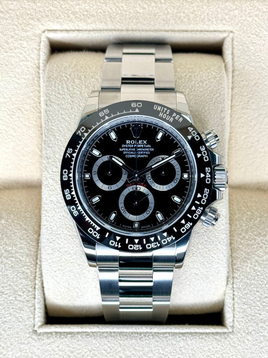 NEW 2023 Rolex Daytona 40mm 116500LN Stainless Steel Black Dial - MyWatchLLC