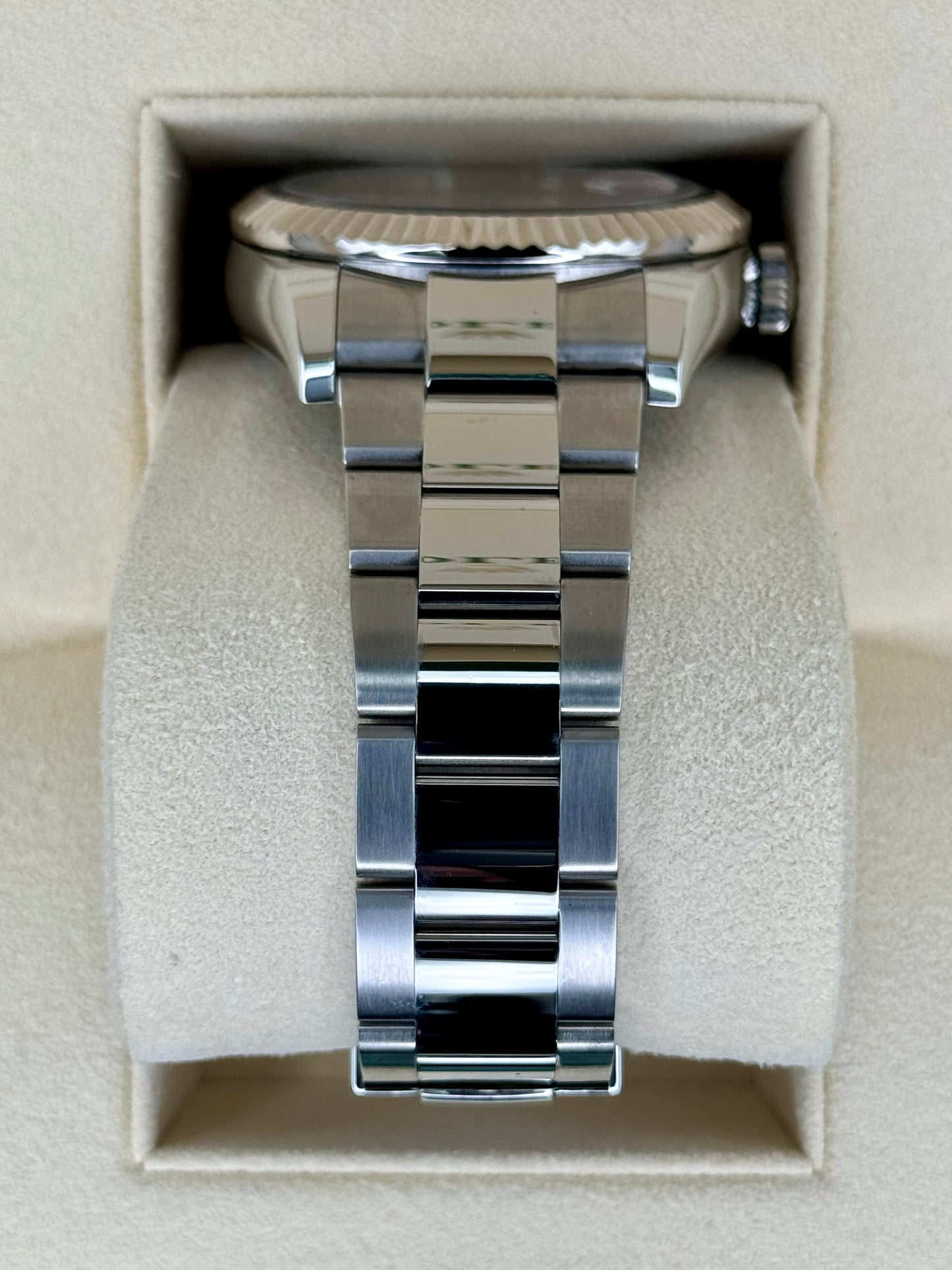 2023 Rolex Sky-Dweller 42mm 326934 Stainless Steel Oyster White Dial - MyWatchLLC