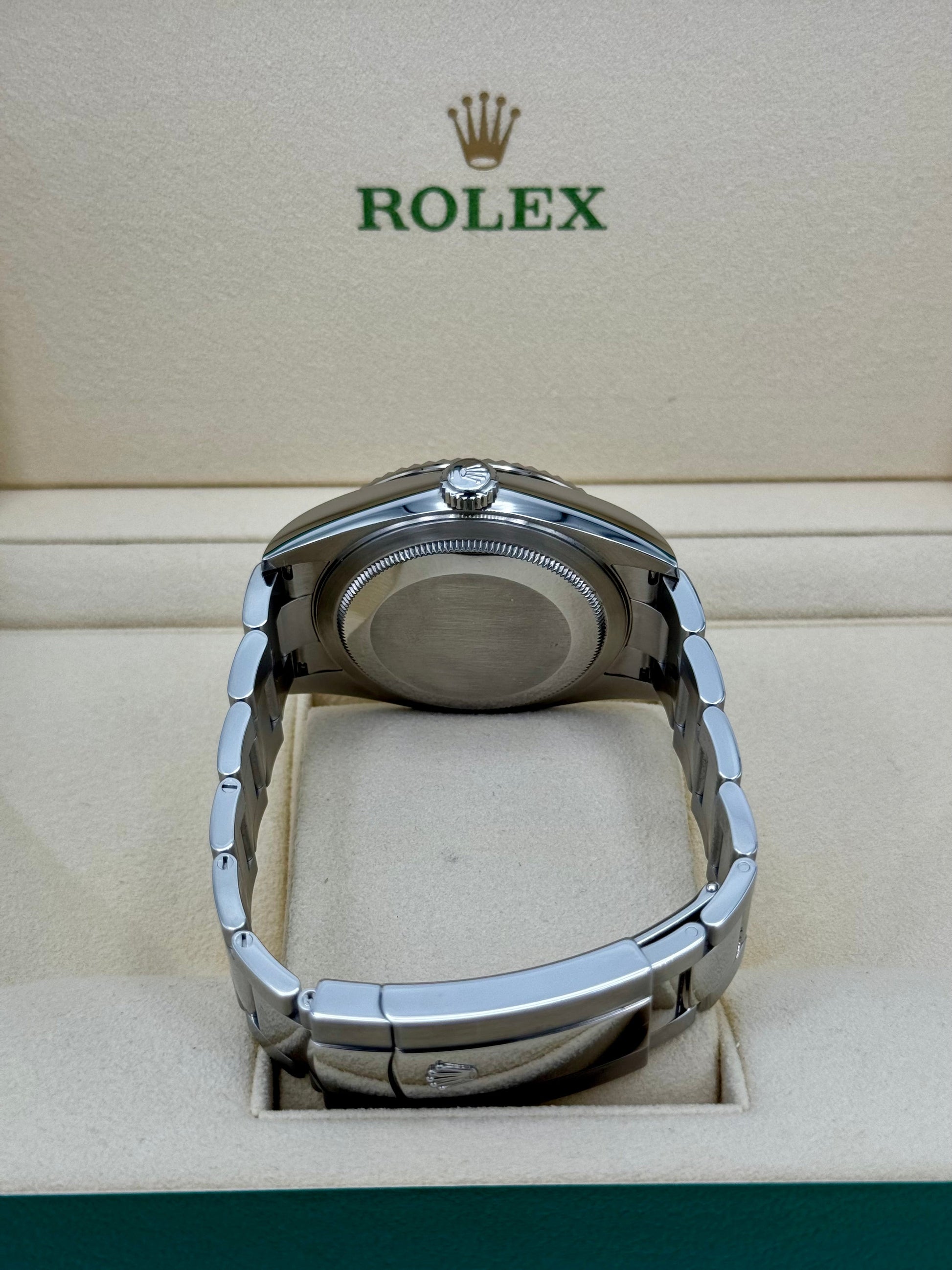 2023 Rolex Sky-Dweller 42mm 326934 Stainless Steel Oyster White Dial - MyWatchLLC