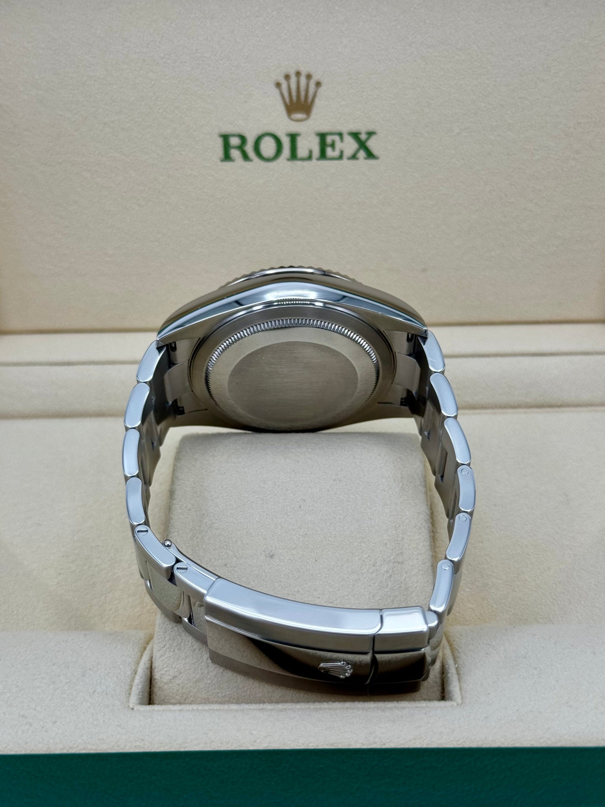 2023 Rolex Sky-Dweller 42mm 326934 Stainless Steel Oyster White Dial - MyWatchLLC