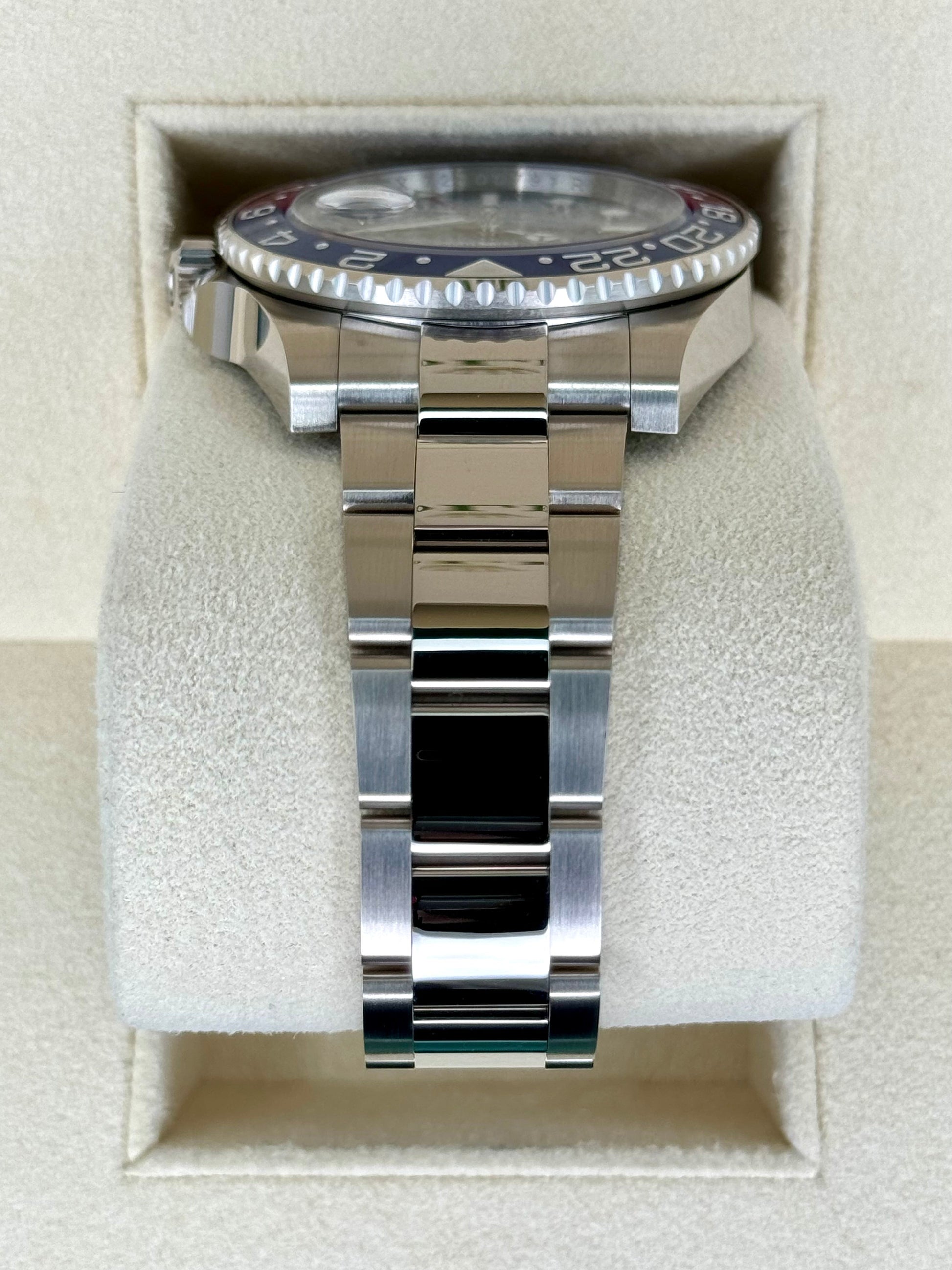 NEW 2024 Rolex GMT-Master II "Pepsi" 40mm 126719BLRO White Gold Blue Dial - MyWatchLLC