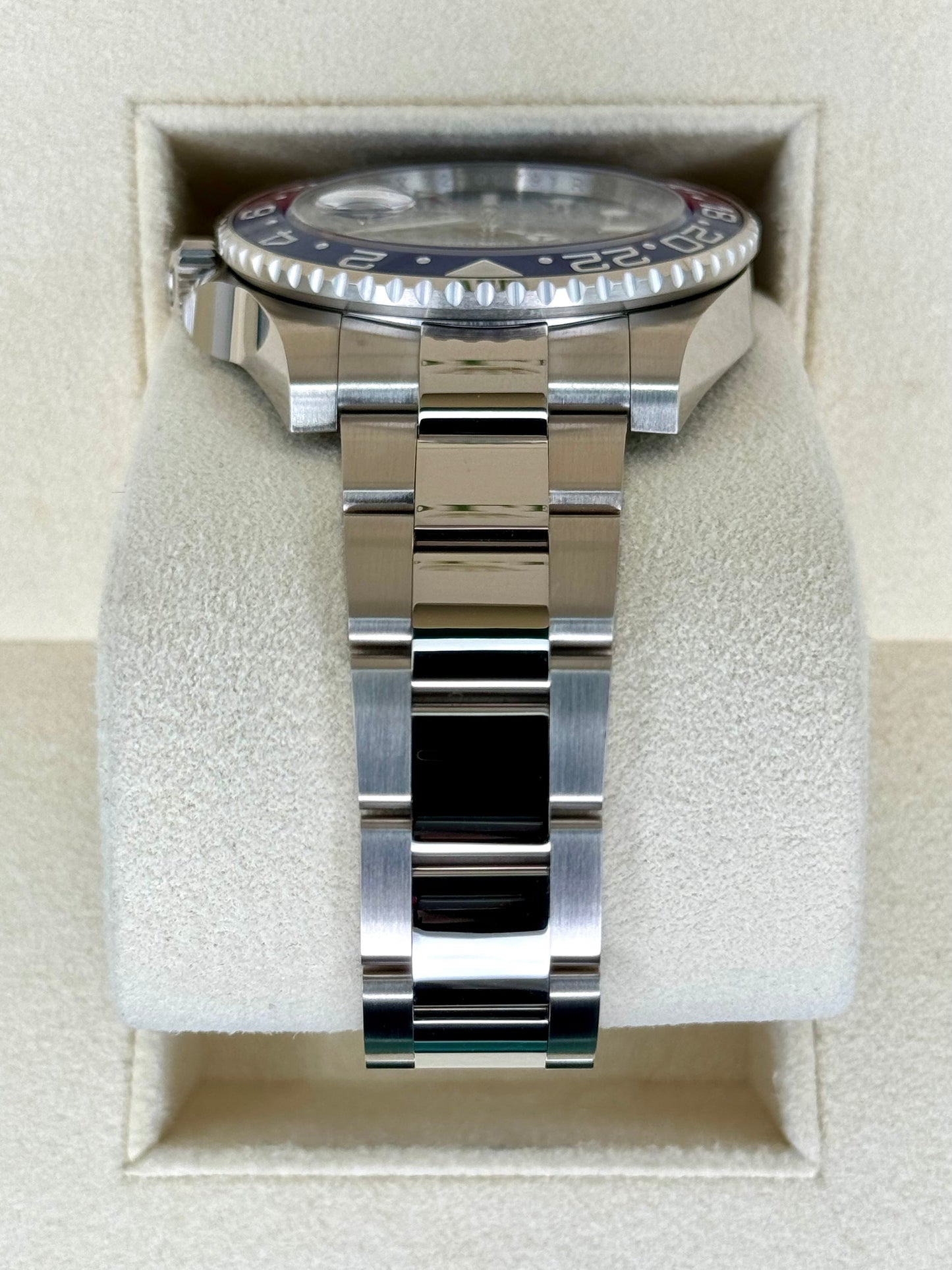 NEW 2024 Rolex GMT-Master II "Pepsi" 40mm 126719BLRO White Gold Blue Dial - MyWatchLLC