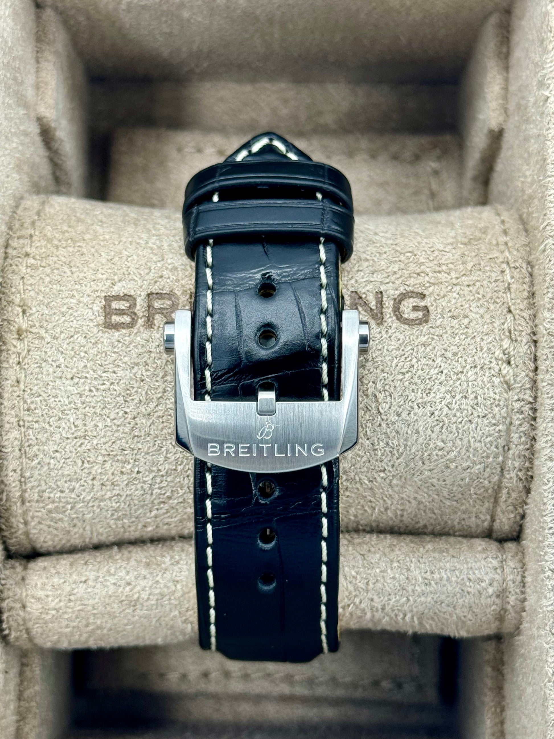 NEW 2024 Breitling Chronograph 42mm AB0139 Stainless Steel Black Dial - MyWatchLLC