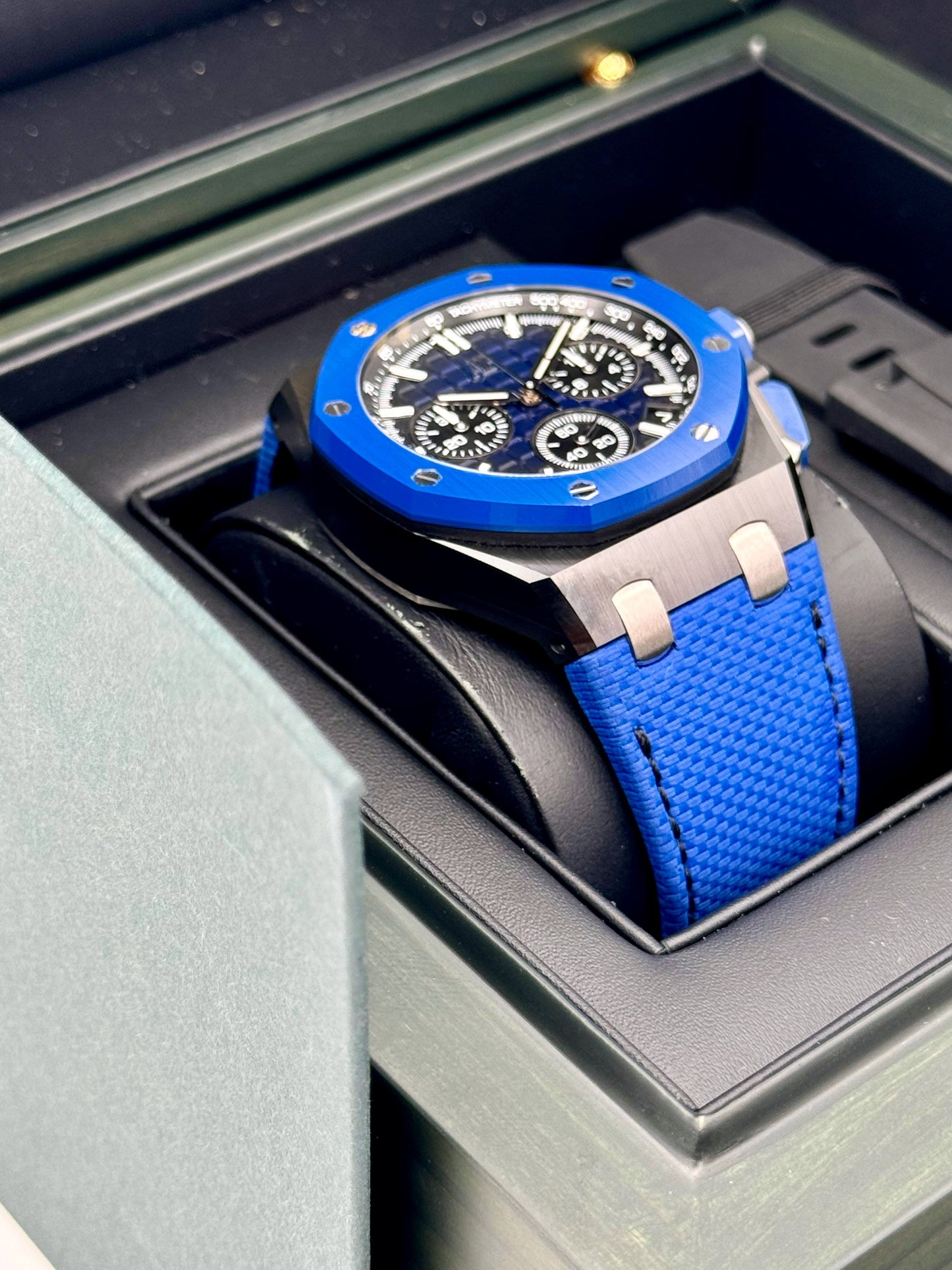 2023 Audemars Piguet Royal Oak Offshore 43mm 26420CE Ceramic Blue Dial - MyWatchLLC