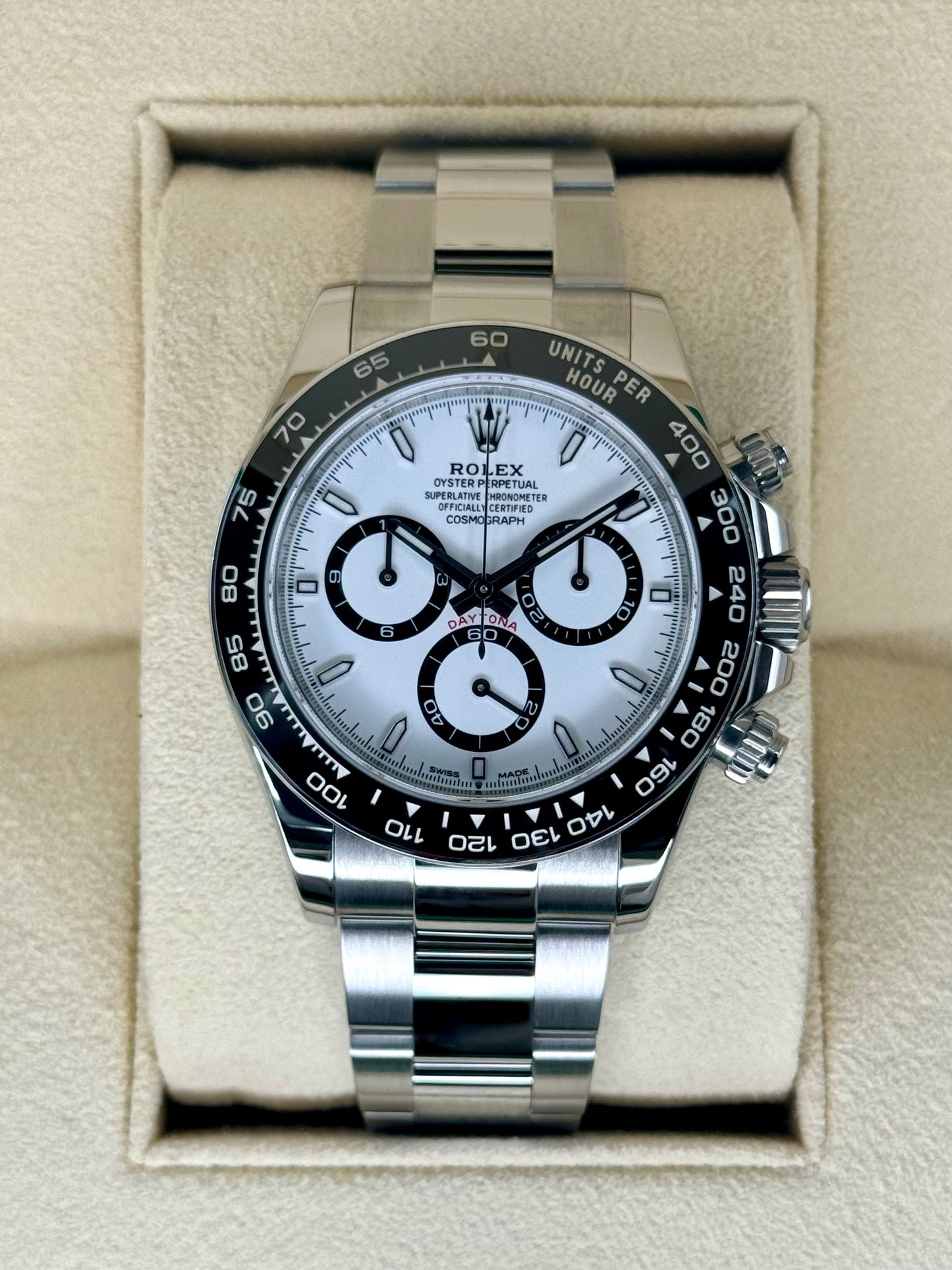 2024 Rolex Daytona 40mm 126500LN Stainless Steel Panda Dial - MyWatchLLC