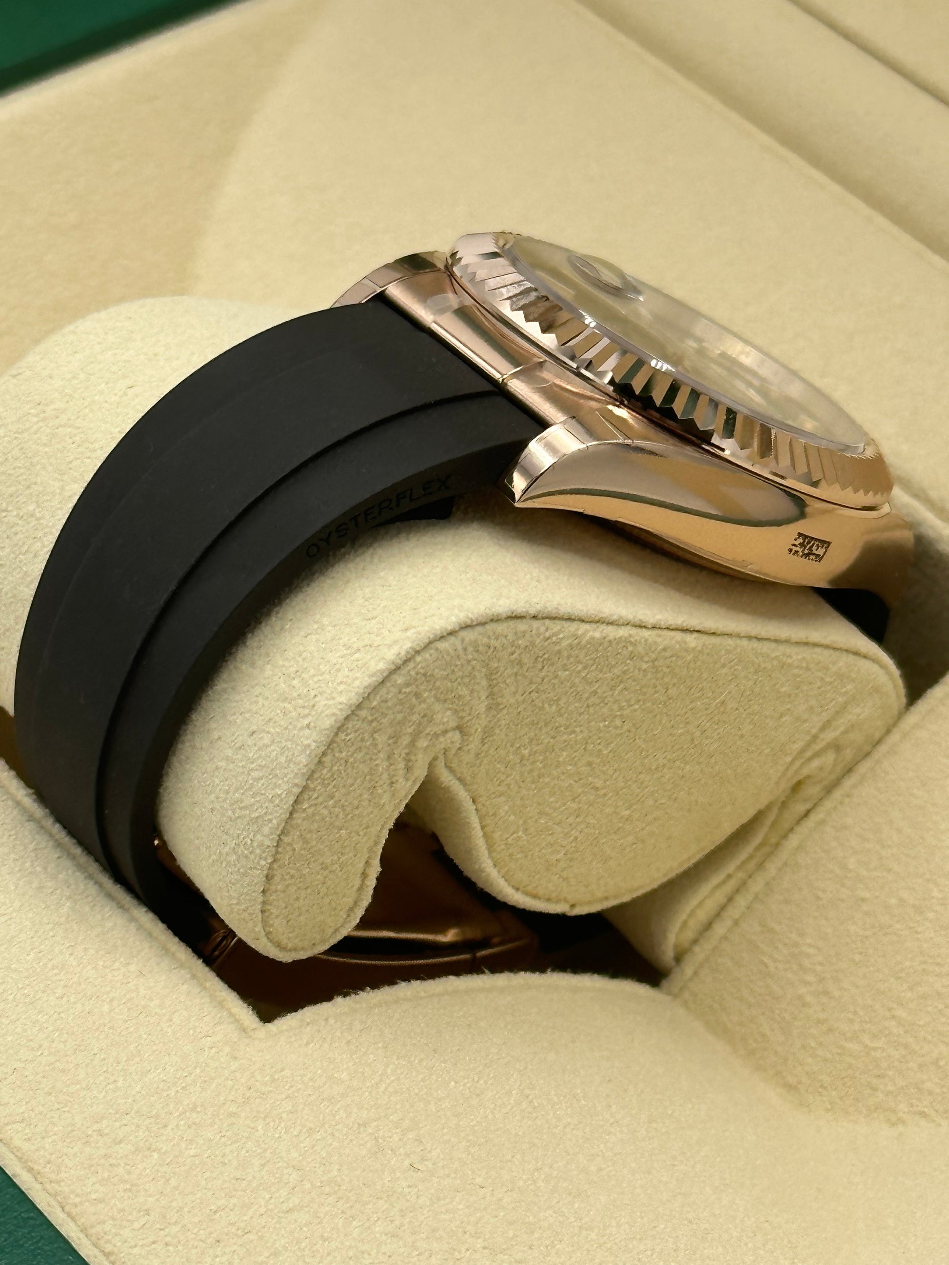 NEW 2023 Rolex Sky-Dweller 336235 Rose Gold Oysterflex Chocolate Dial - MyWatchLLC