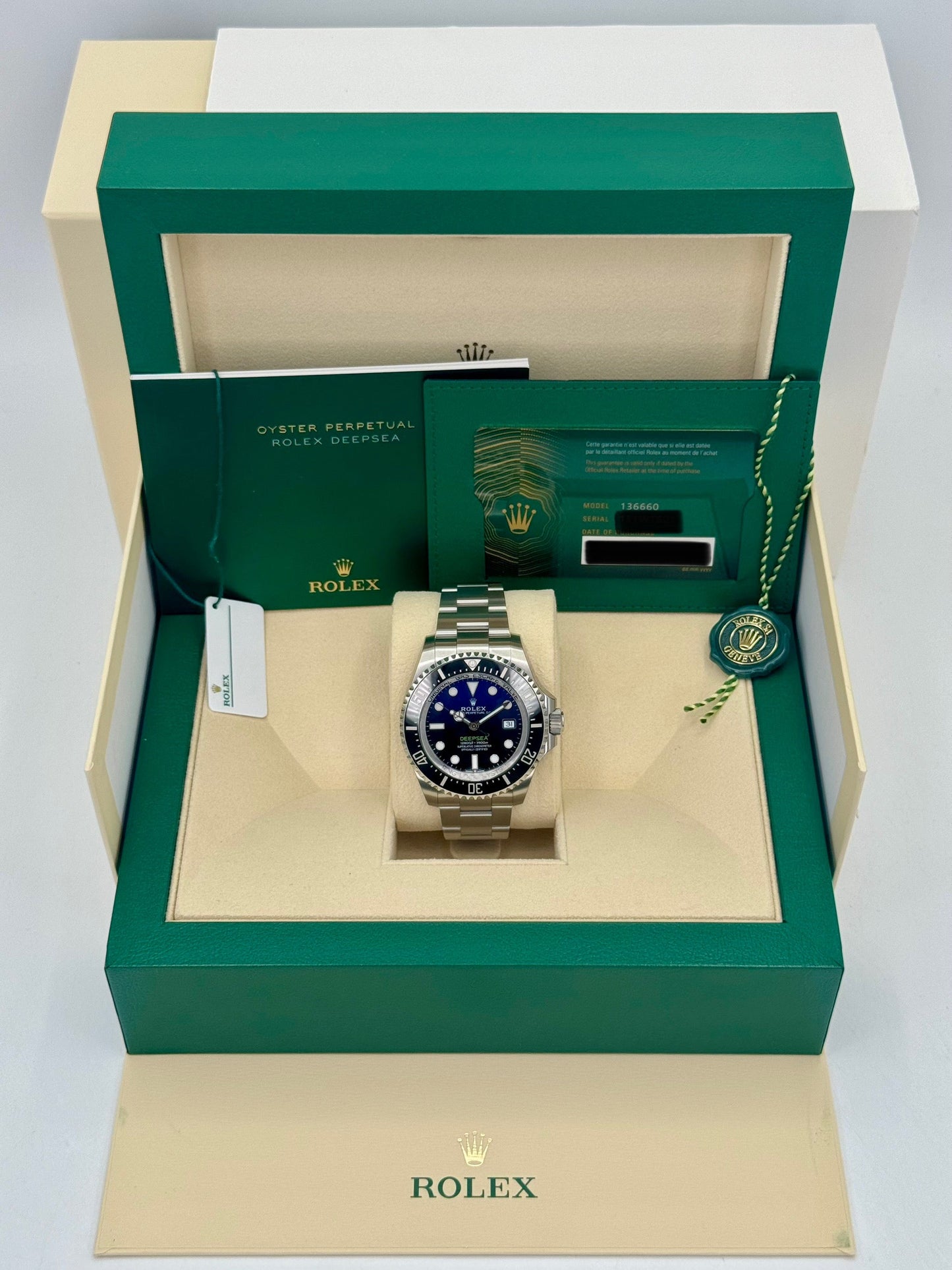 NEW 2024 Rolex Deepsea James Cameron 44mm 136660 Blue Dial - MyWatchLLC