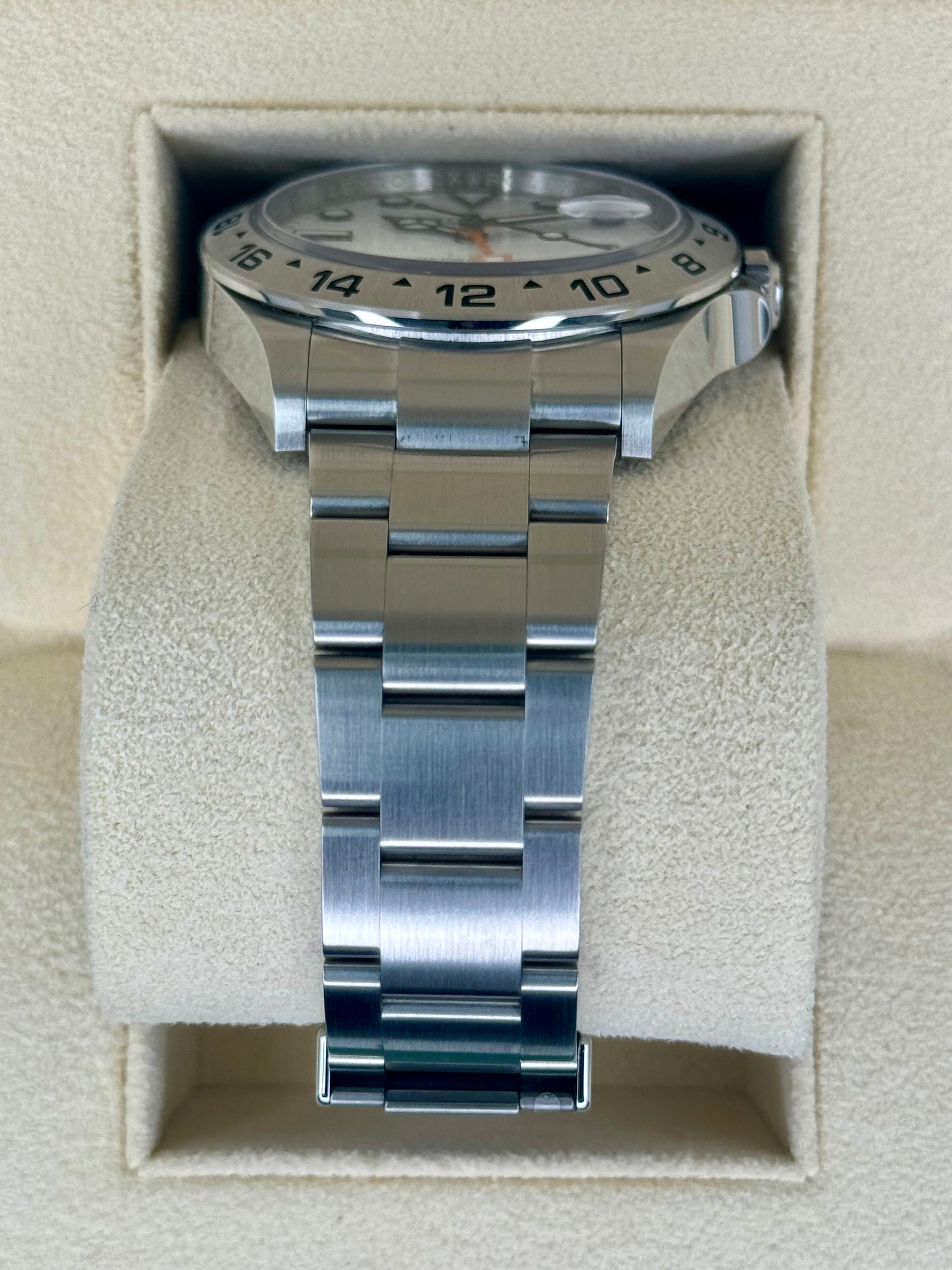 2024 Rolex Explorer II 42mm 226570 Stainless Steel Polar White Dial - MyWatchLLC